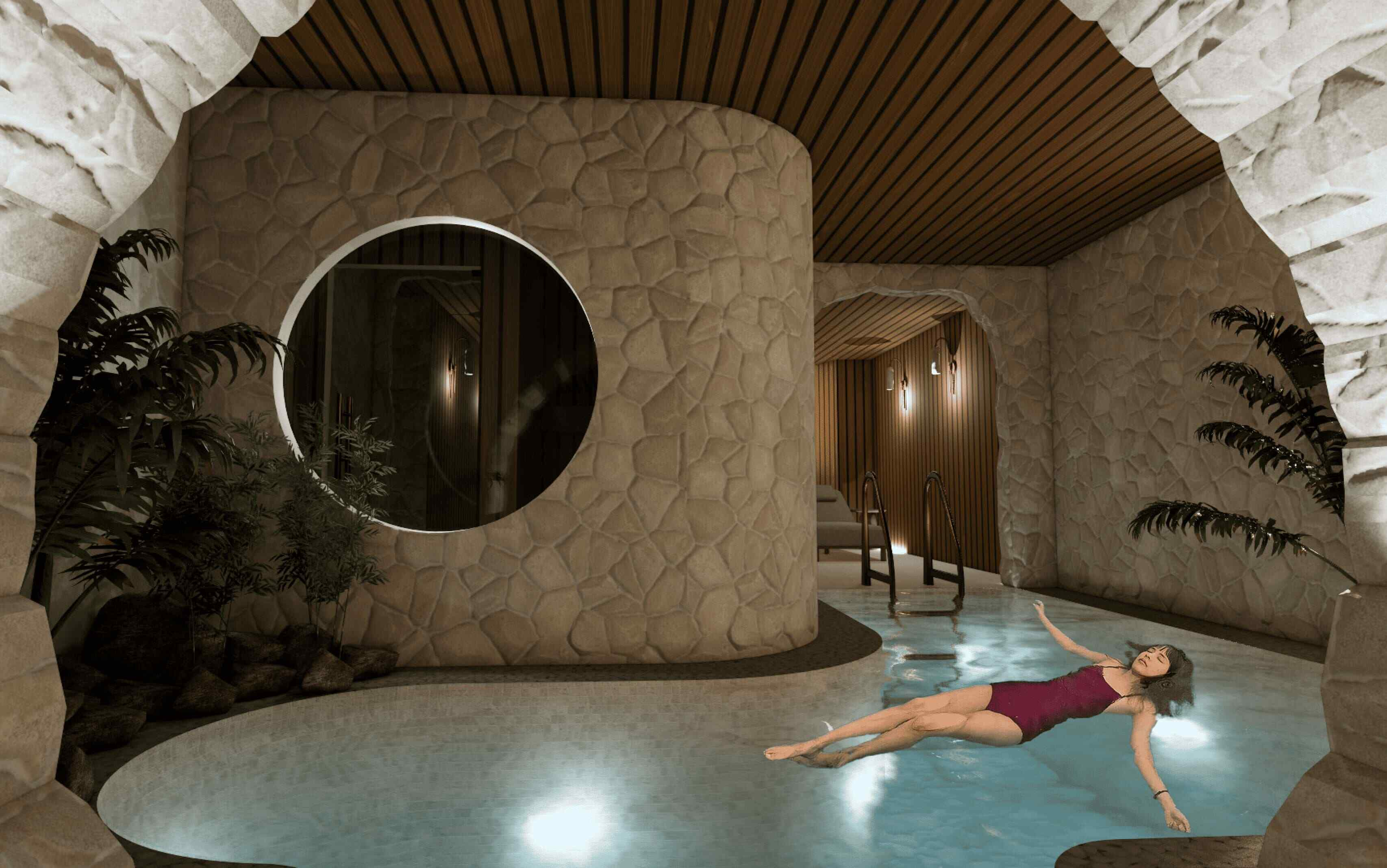 Biophilic Rainwater Pool 