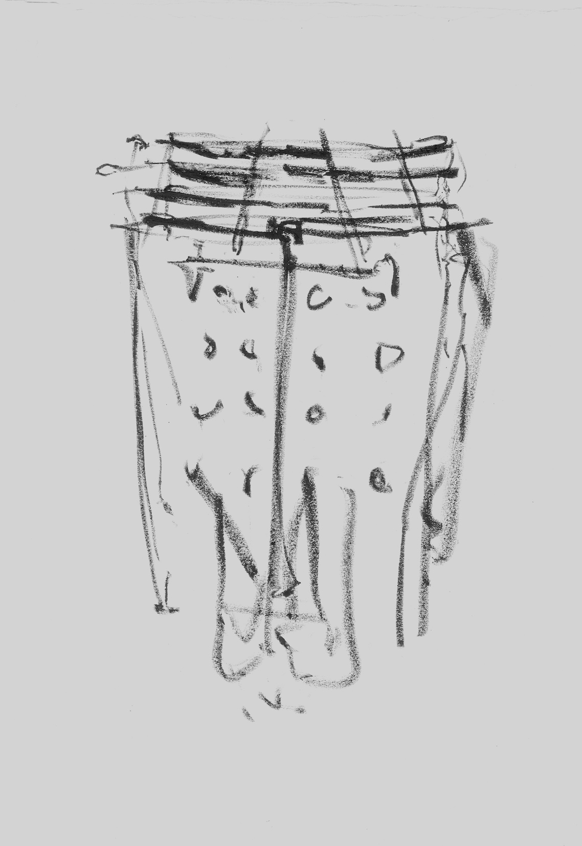 Concept Drawing | Oil Pastel on Newsprint