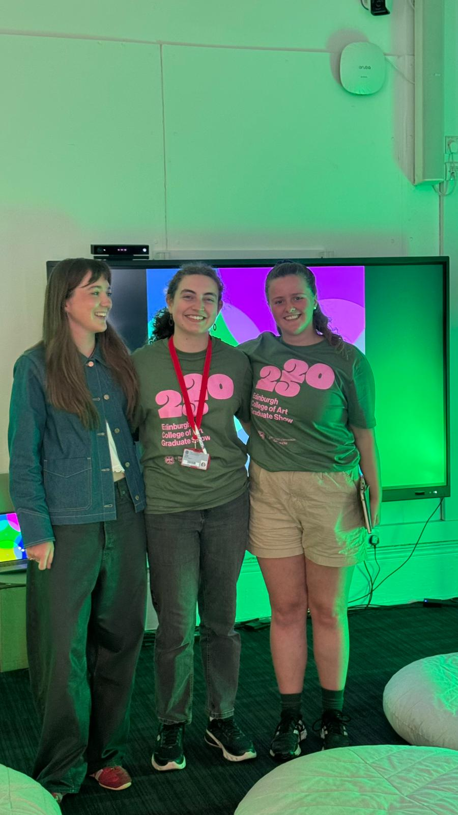 Left to right: Stevie Sheehan, Shona Briers, Coco Ramponi - creators of Rainforest Reimagined