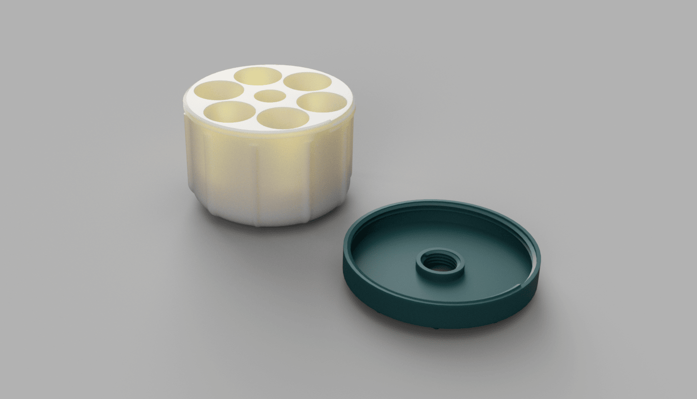 CAD render of the connector