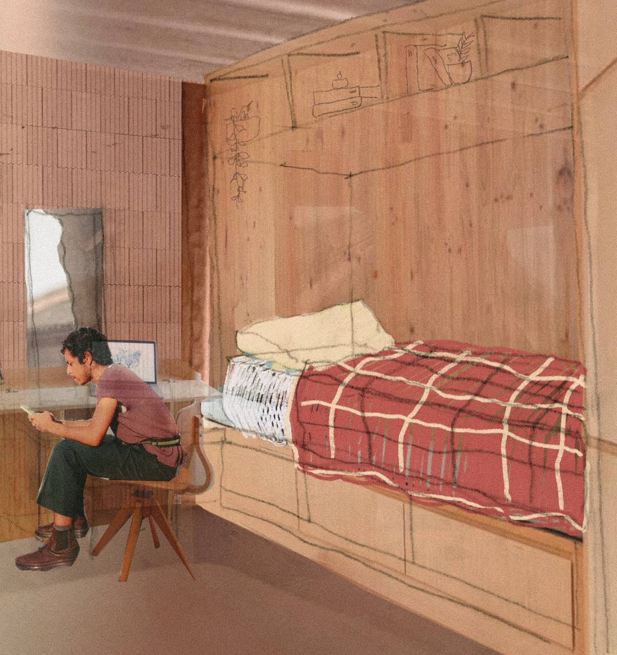 Nest (apprentice apartment) visualisation