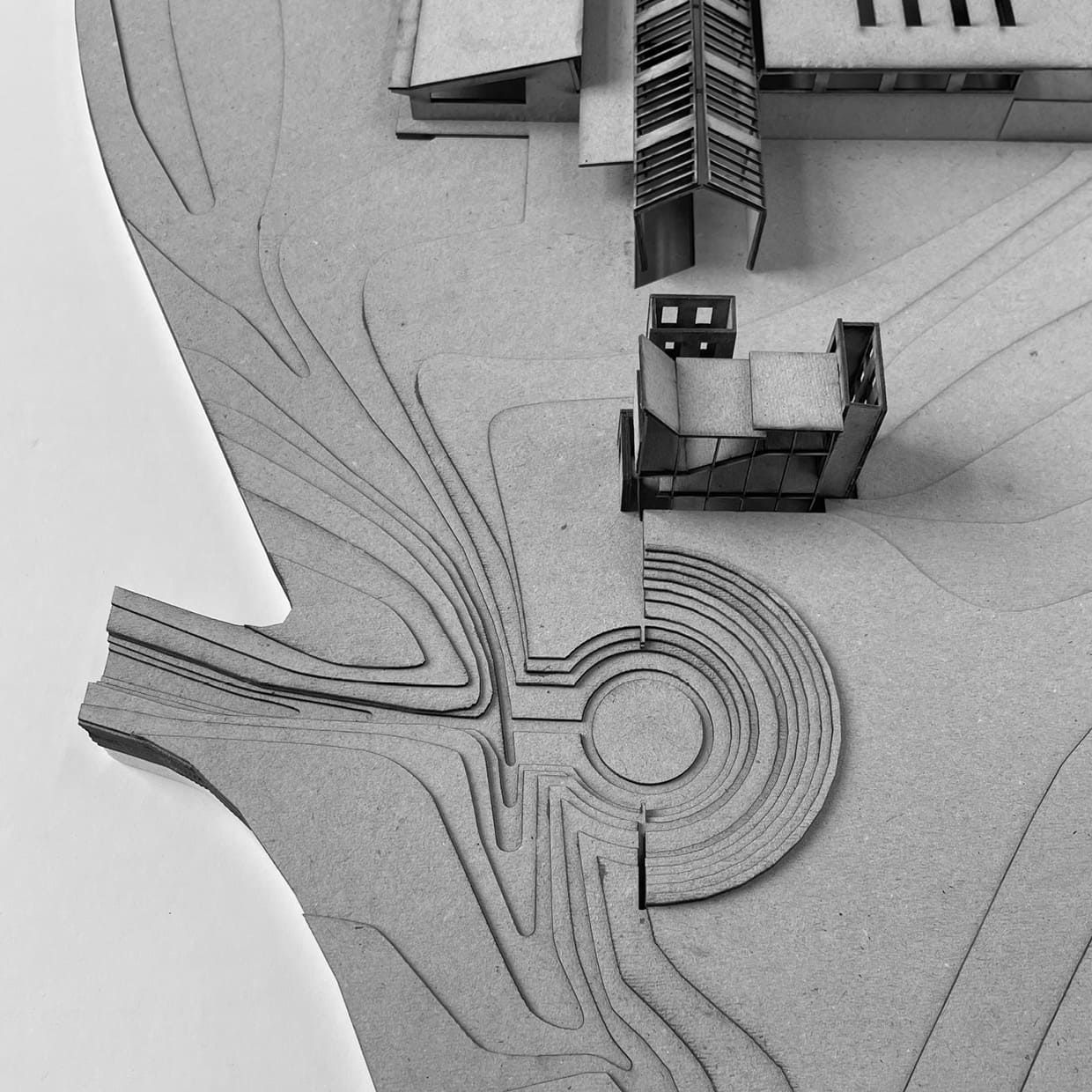 Pavilion model, 1:500