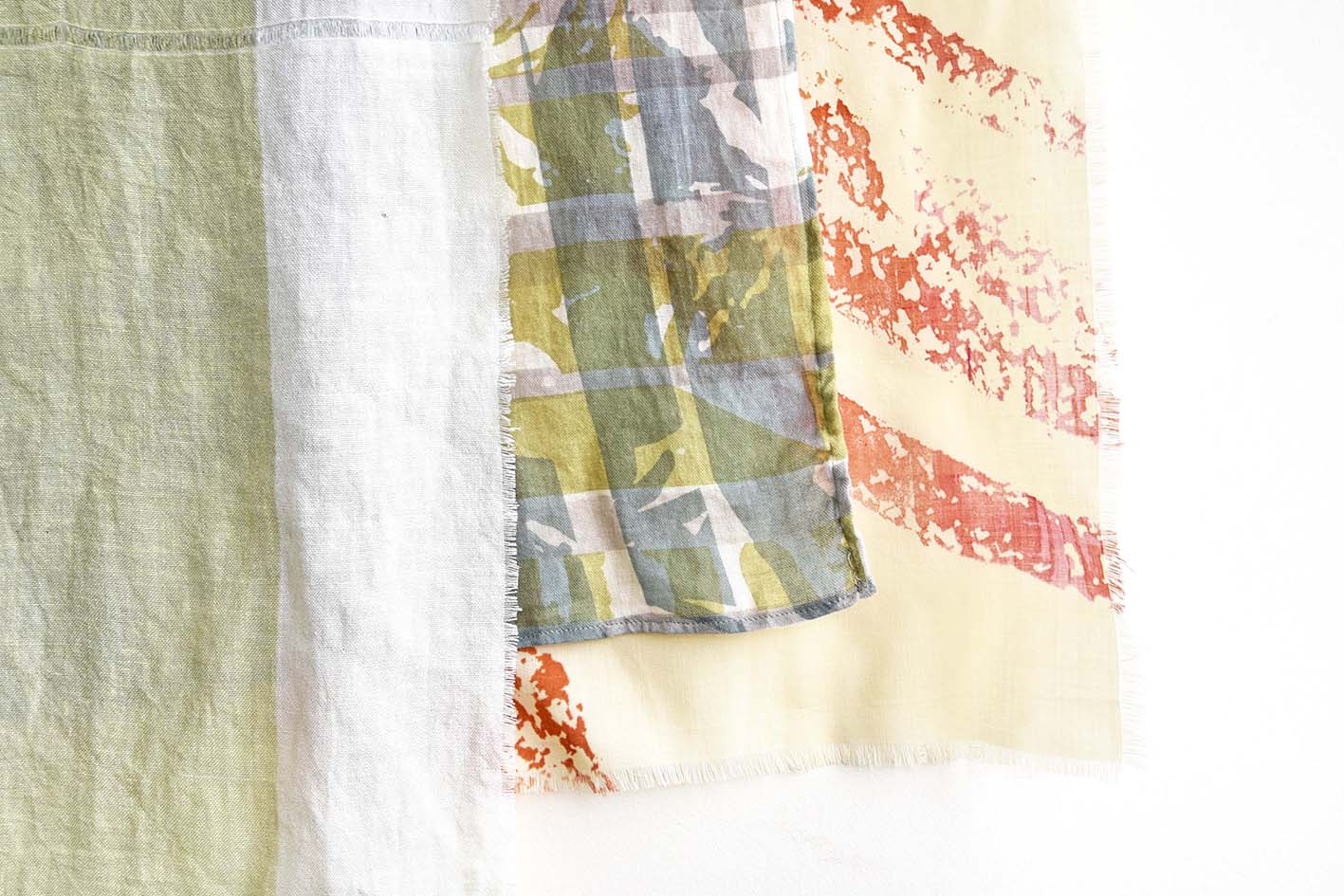 Layered printed fabrics