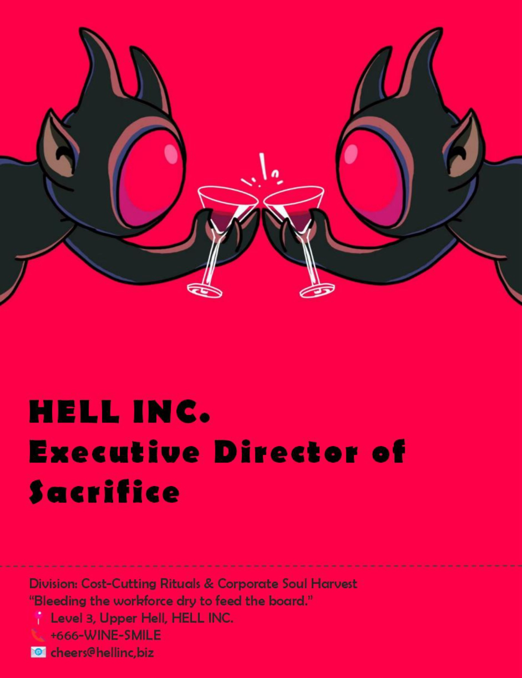 The businesscard of the charactor at level 3.