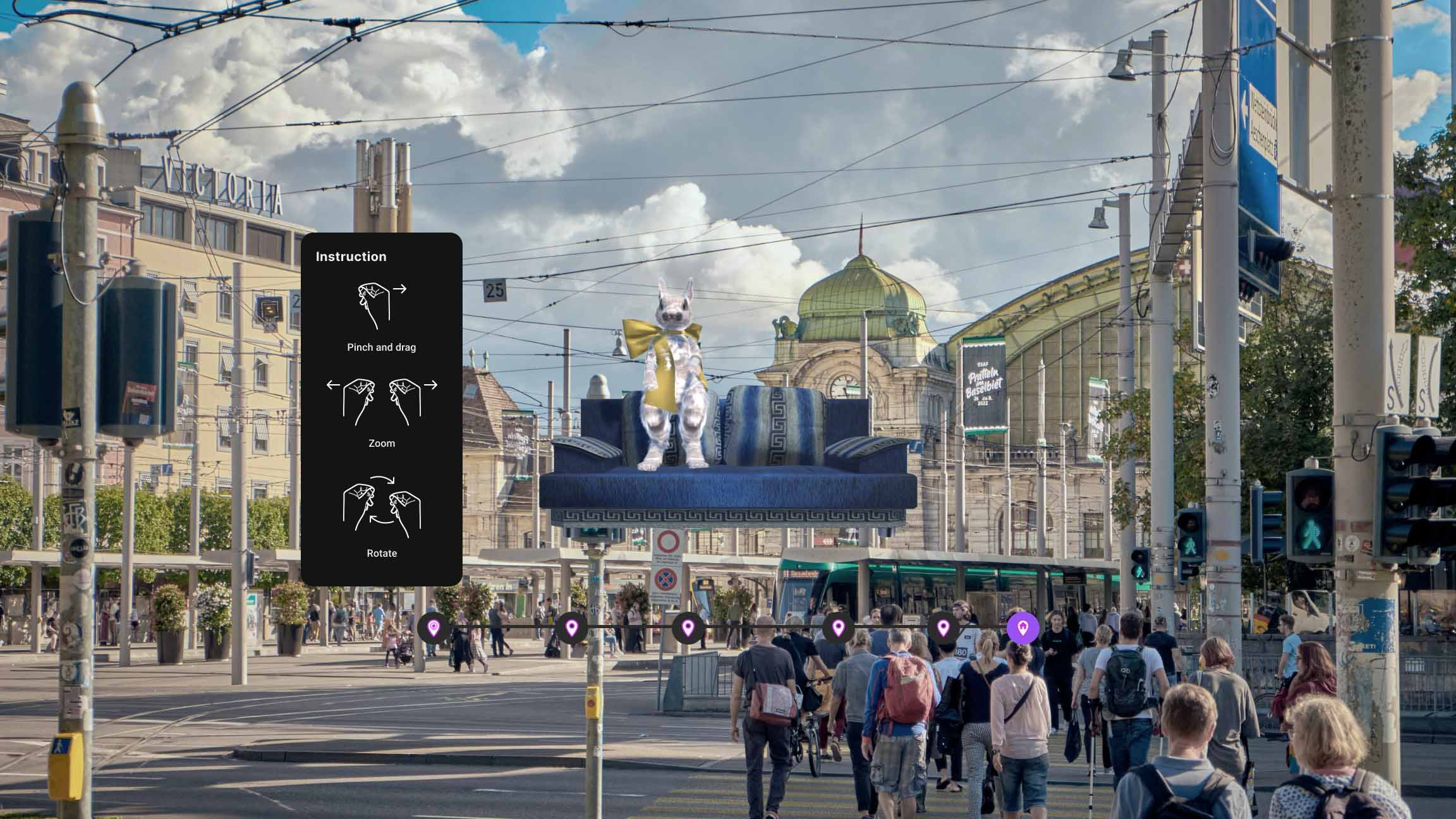 Memory Point Model Interactive Interface