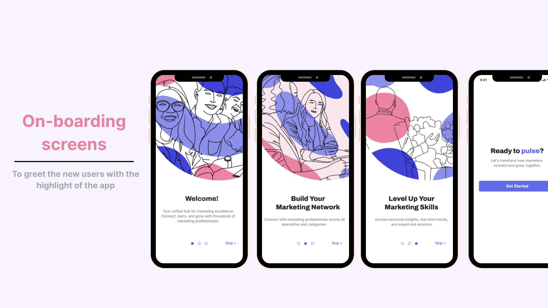UI - Onboarding screen