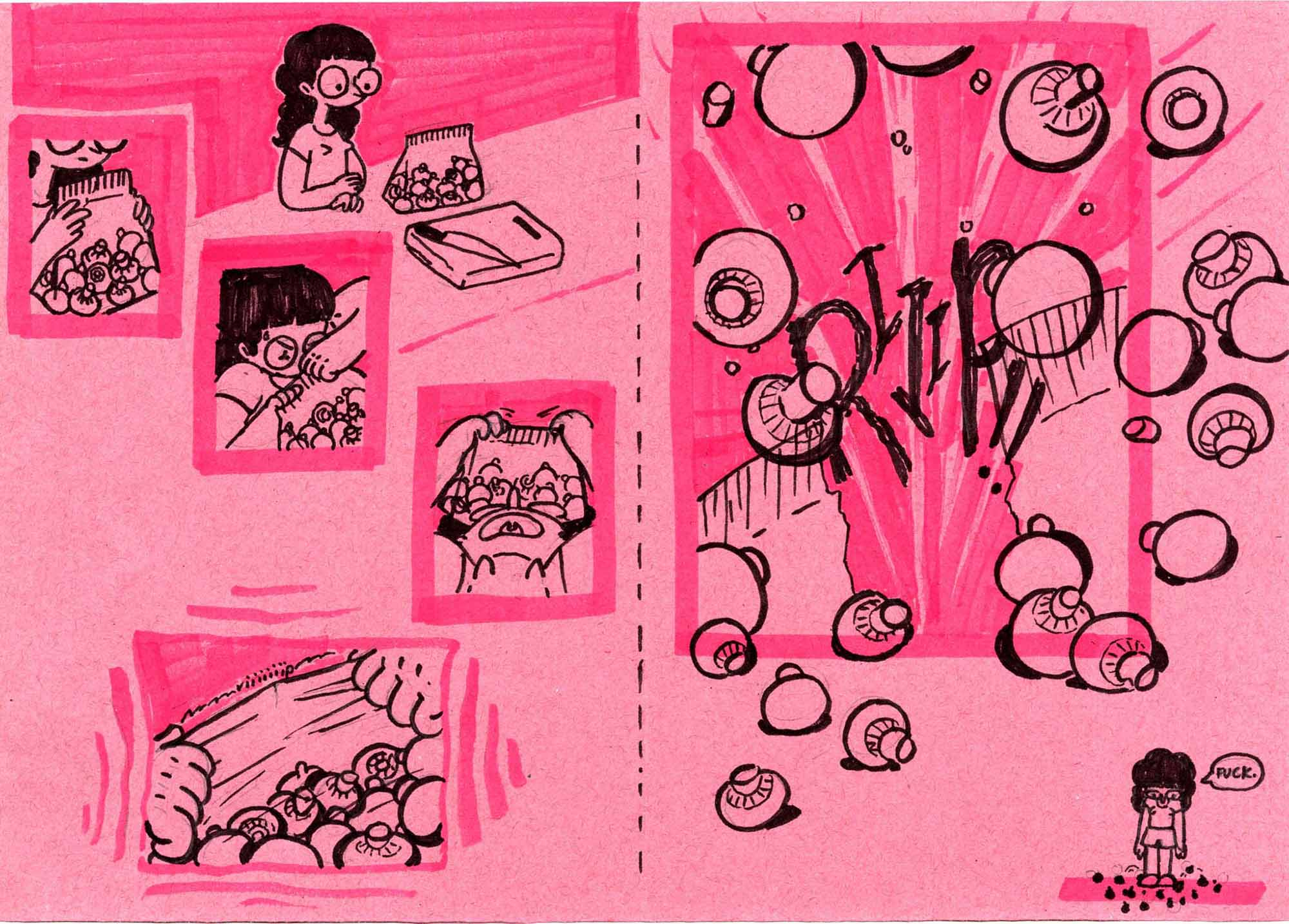 mushrooms comic