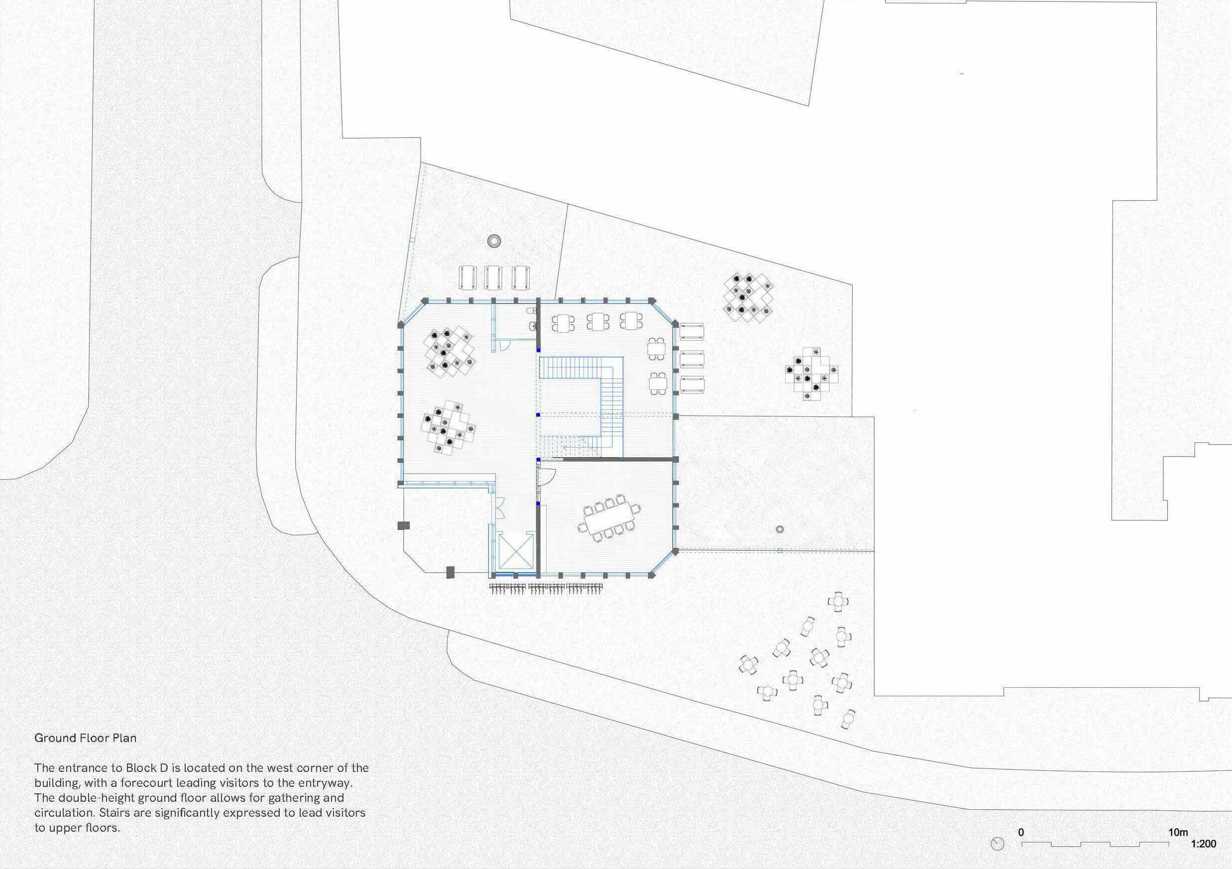 1:200 Ground Floor Plan