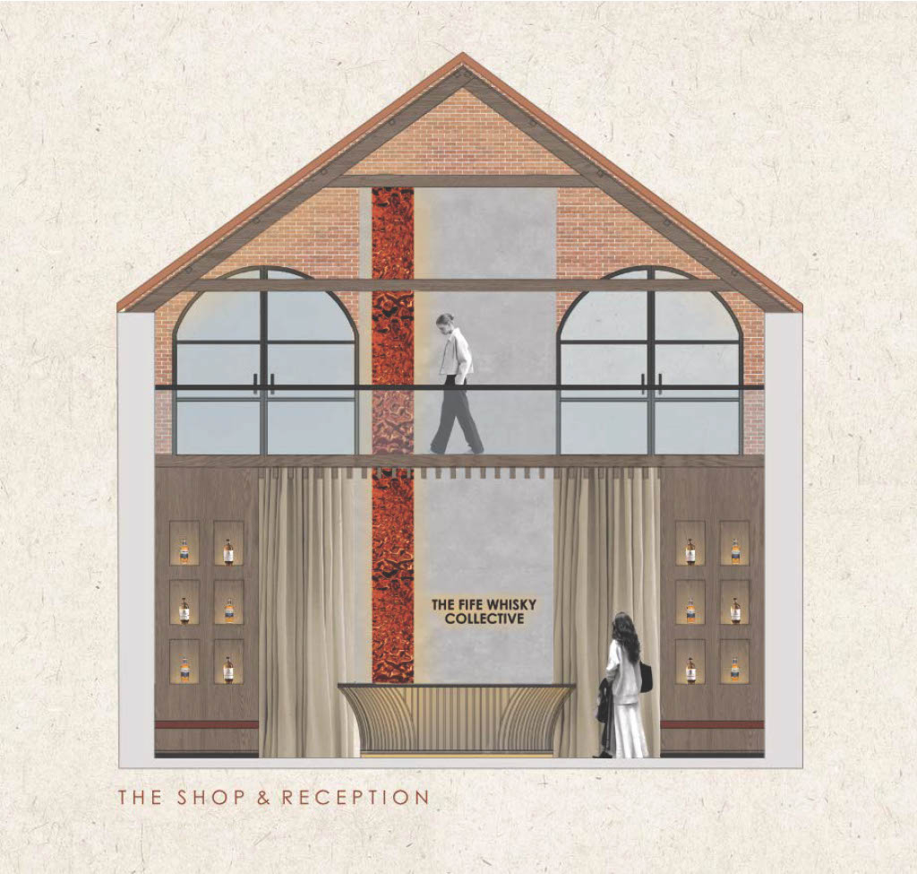 The Shop & Reception Rendered Section