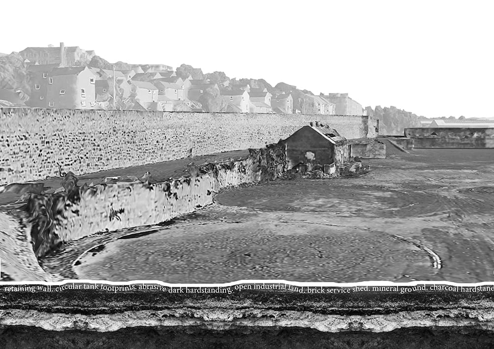 Existing site (northeast-facing)