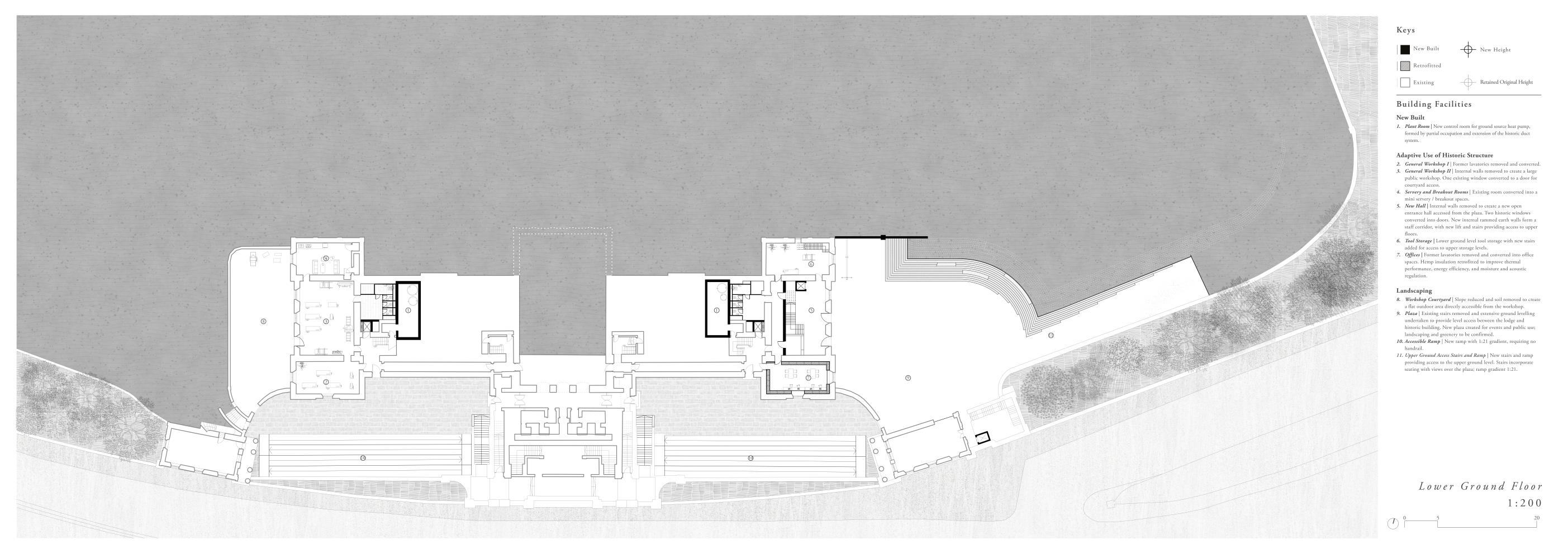 Lower Ground Plan | 1:200@A2 Spreads