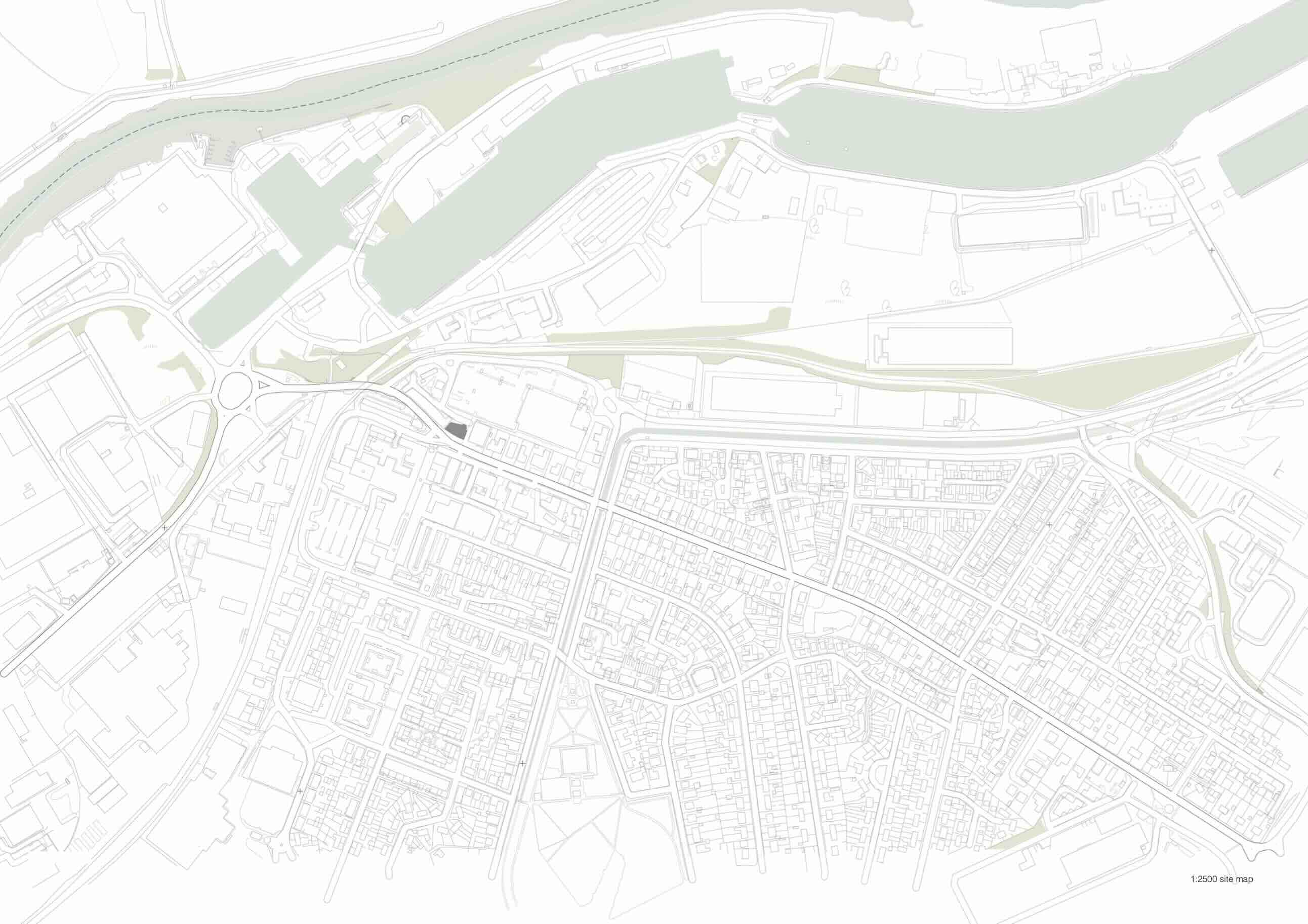 Site map, 1:2500
