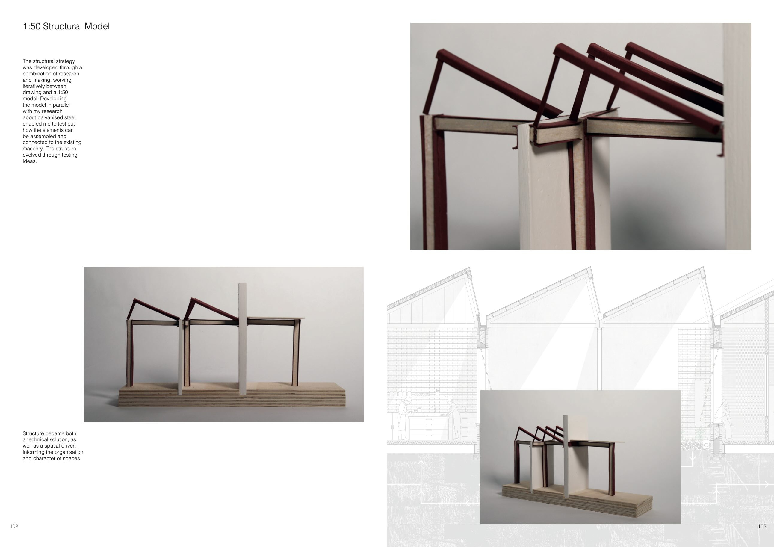 Structural model, 1:50