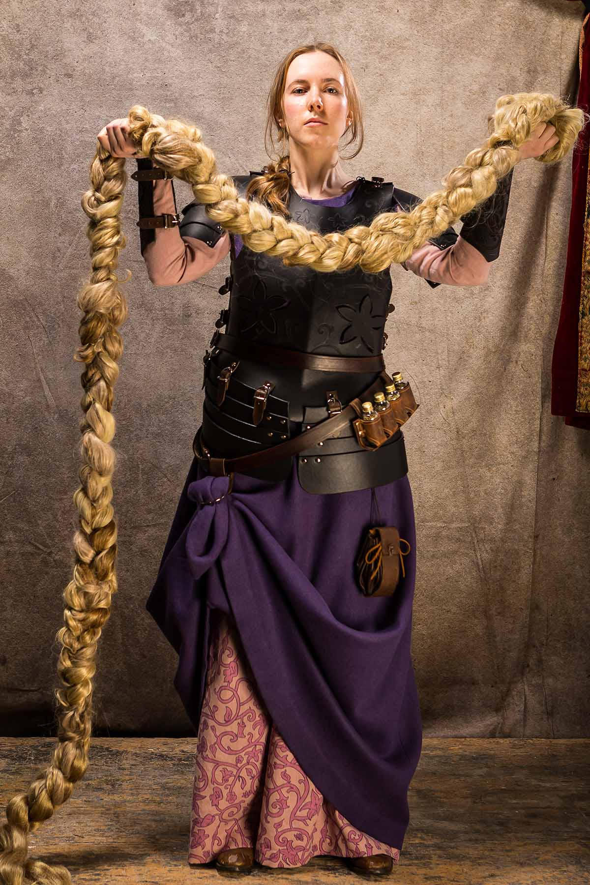 Costume for Rapunzel. Photographed by Sally Jubb.