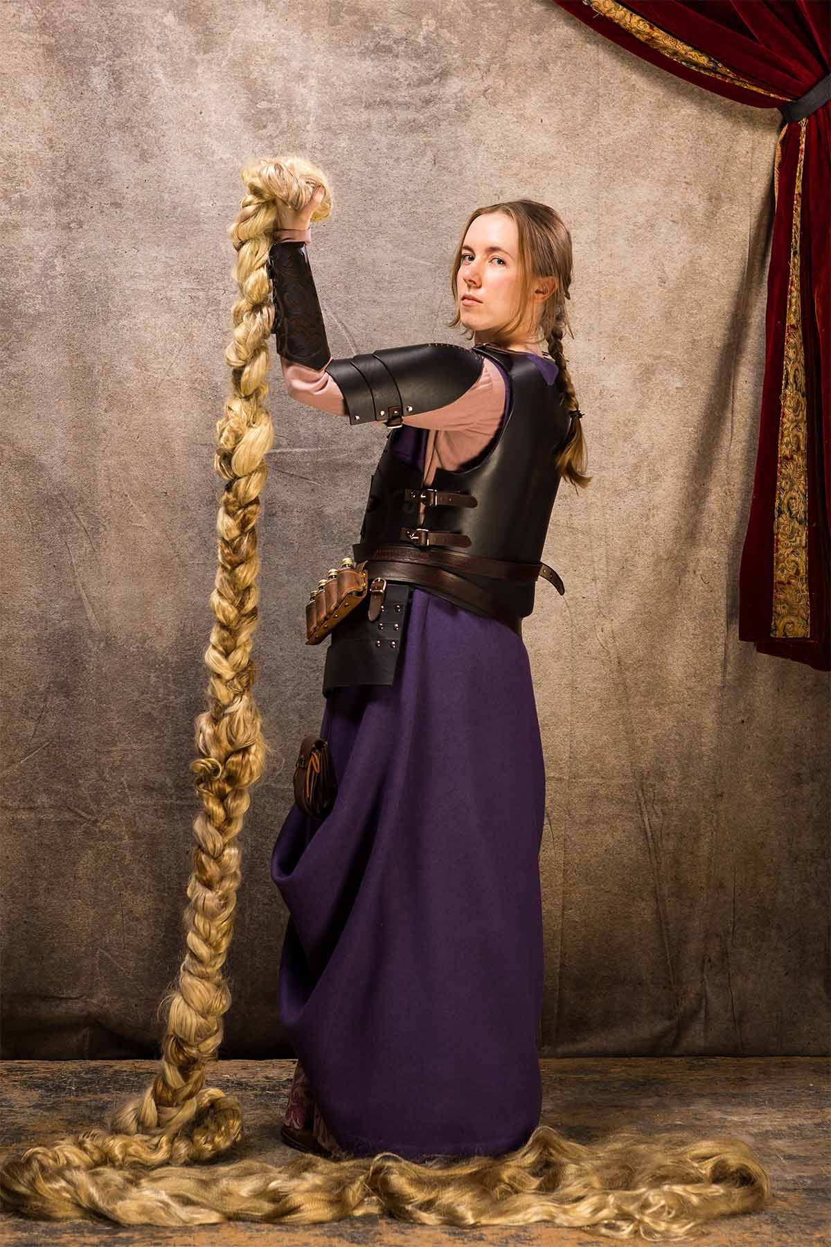 Costume for Rapunzel. Photographed by Sally Jubb.