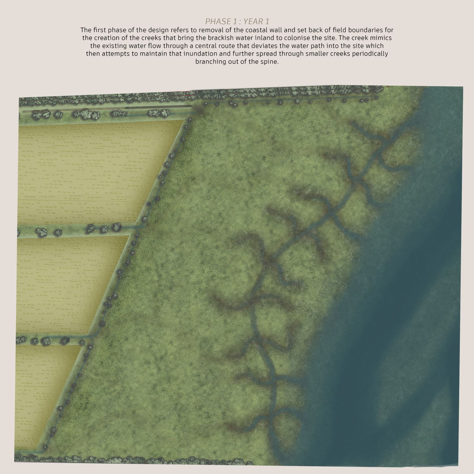 Coastal design implementation drawing phase 1