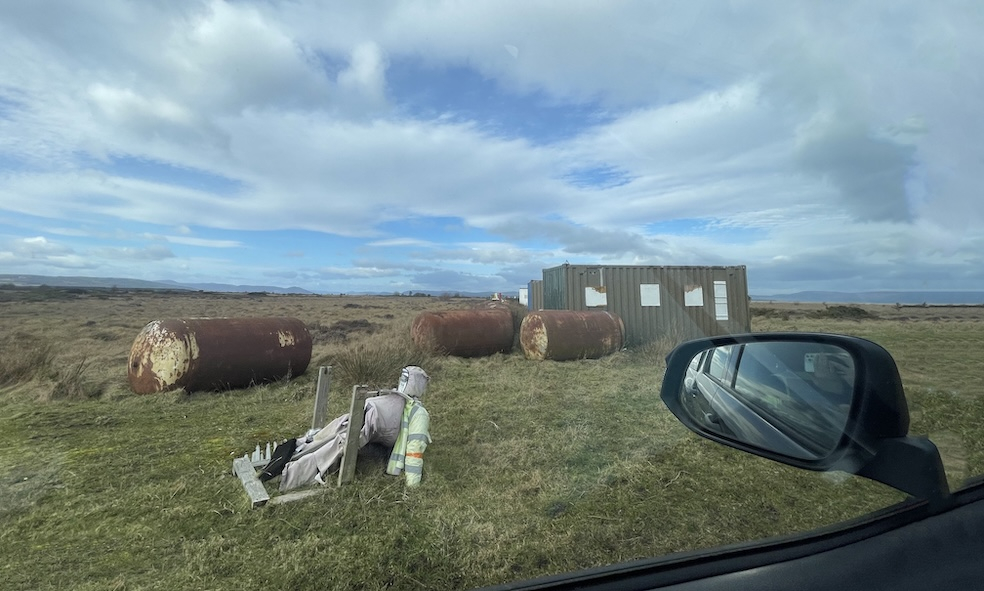 CAS Village, used for drills and target practice, Morrich More