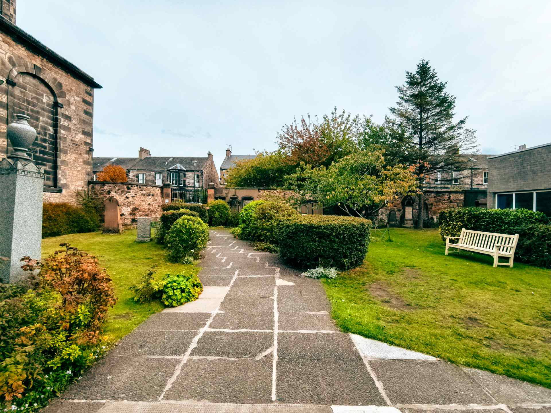 Bellfield Community Centre, courtyard 