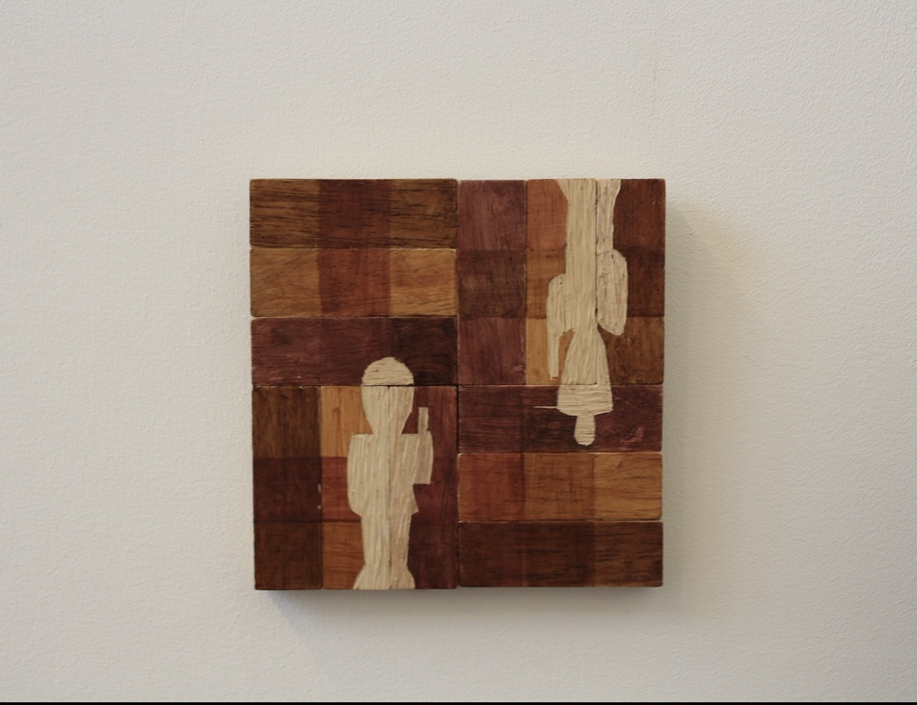 wooden panel on wall