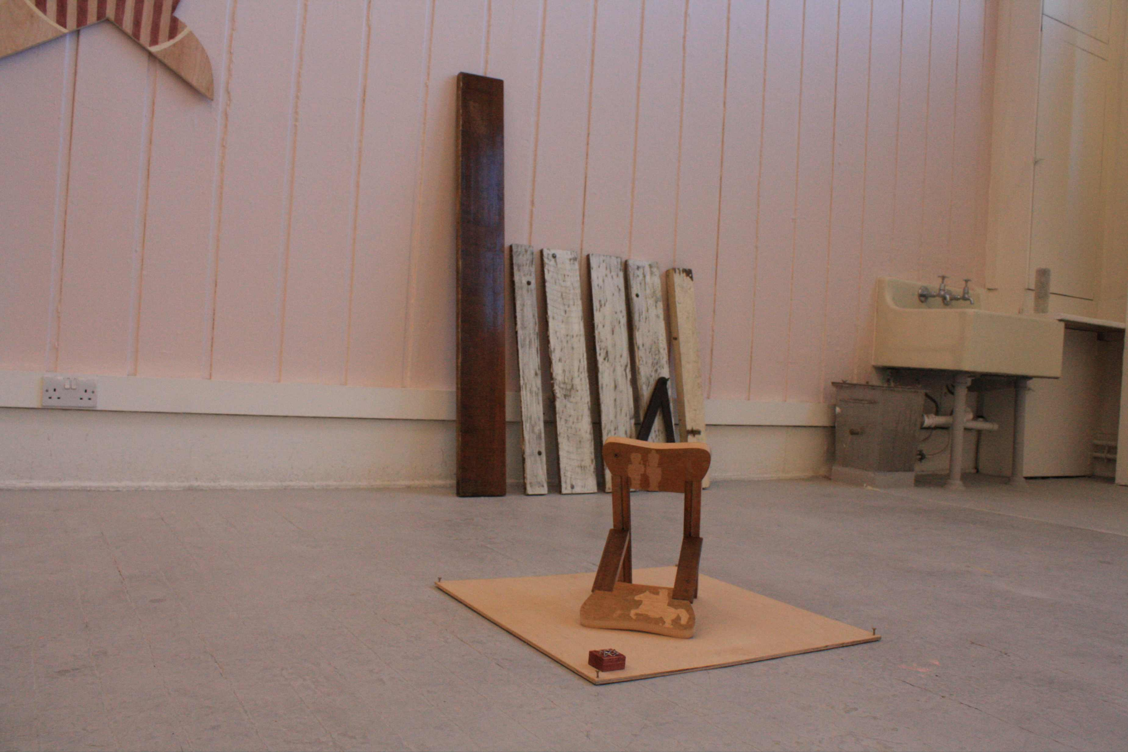 small chair on floor 