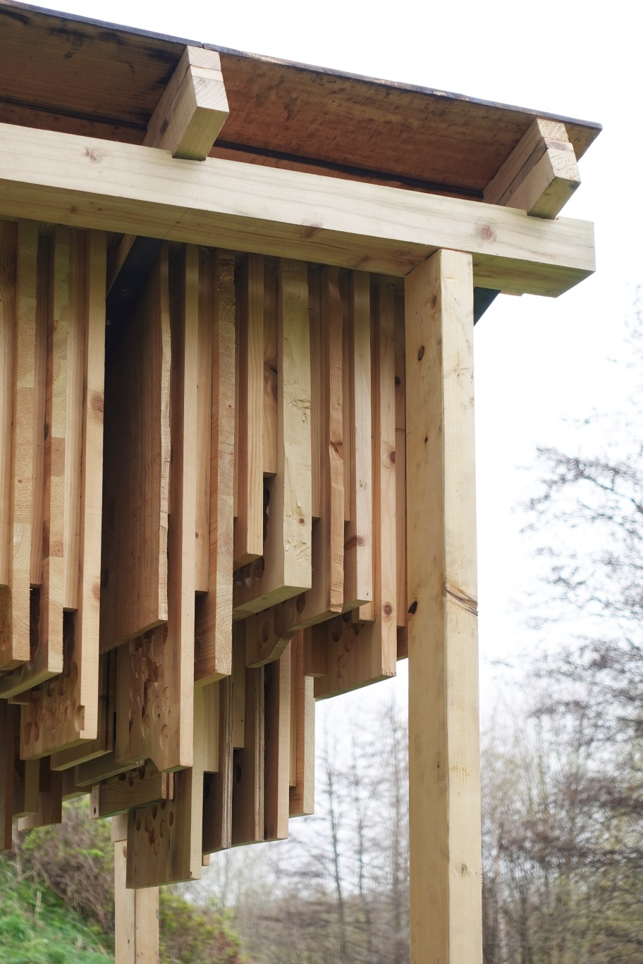 Live-Build | Bat Panels and Roof Detail