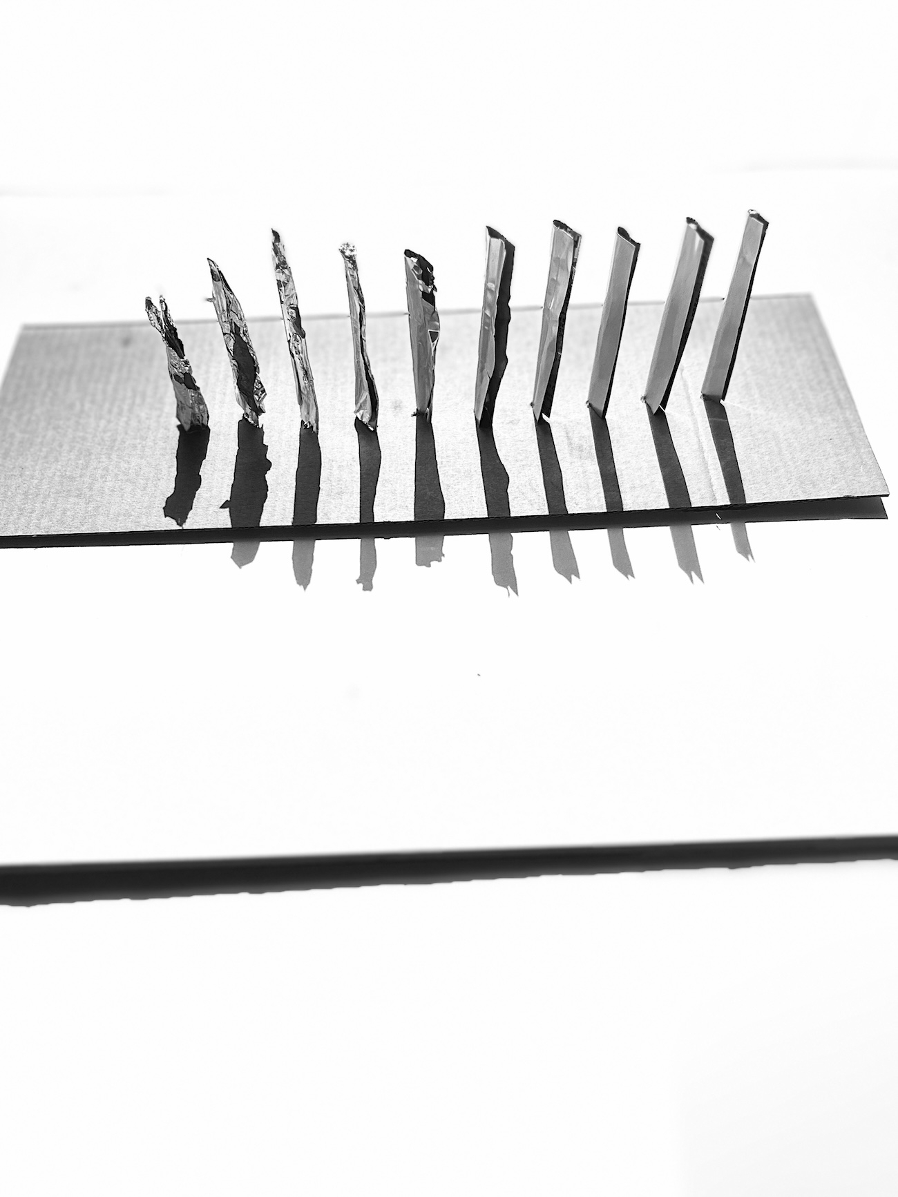 Metal fins model