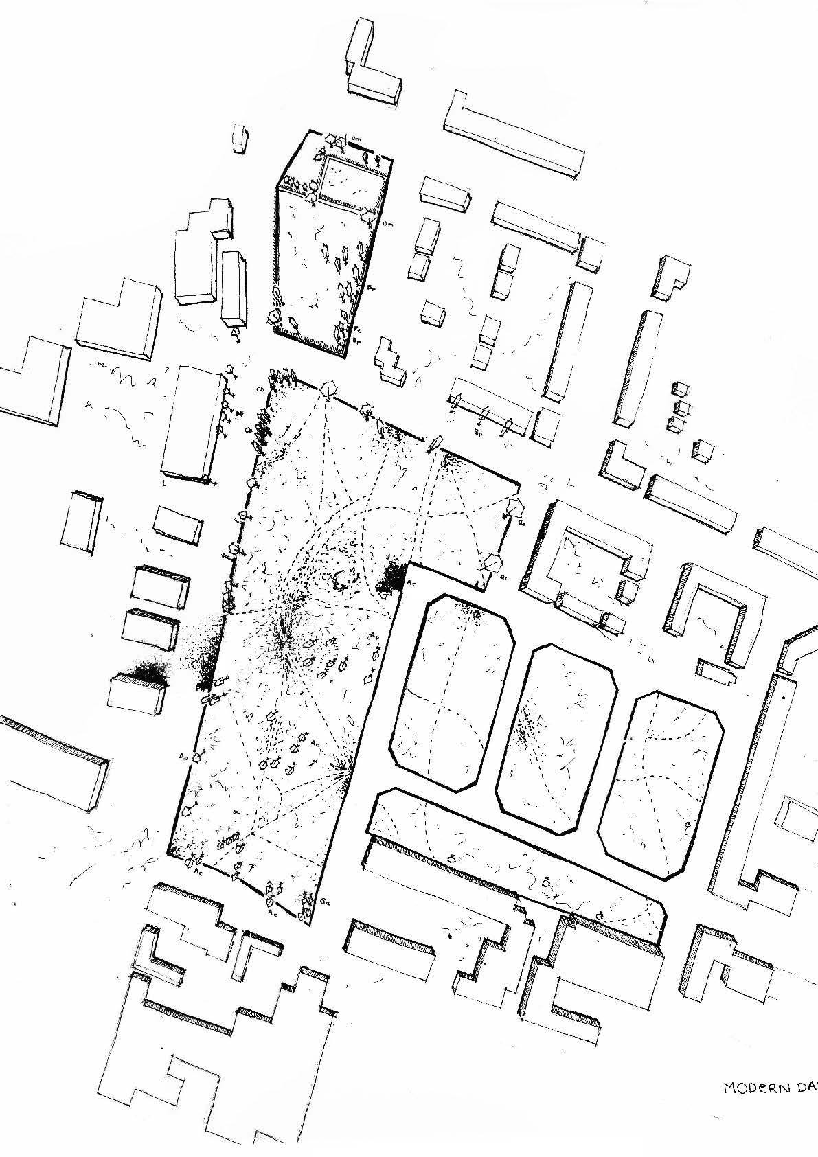 Pen drawn site inventory