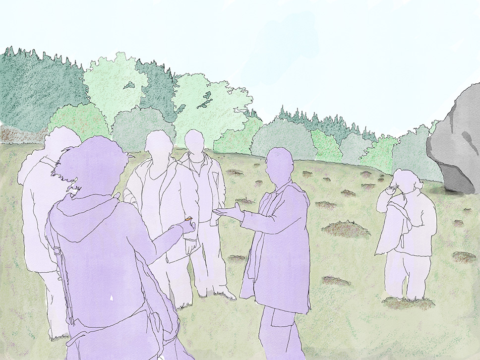 Survey around the Clach