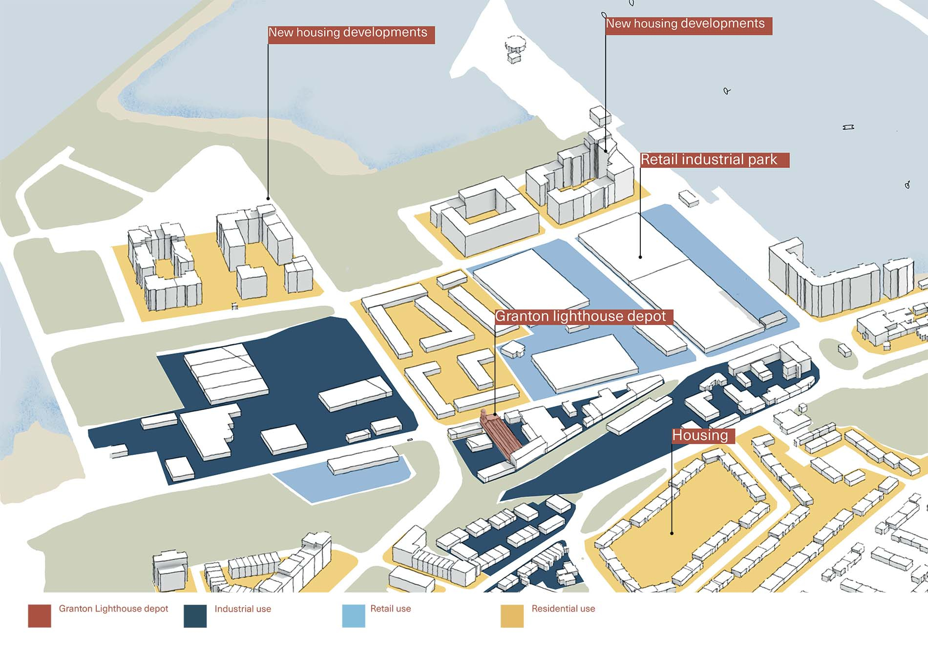 Granton Lighthouse Depot context map