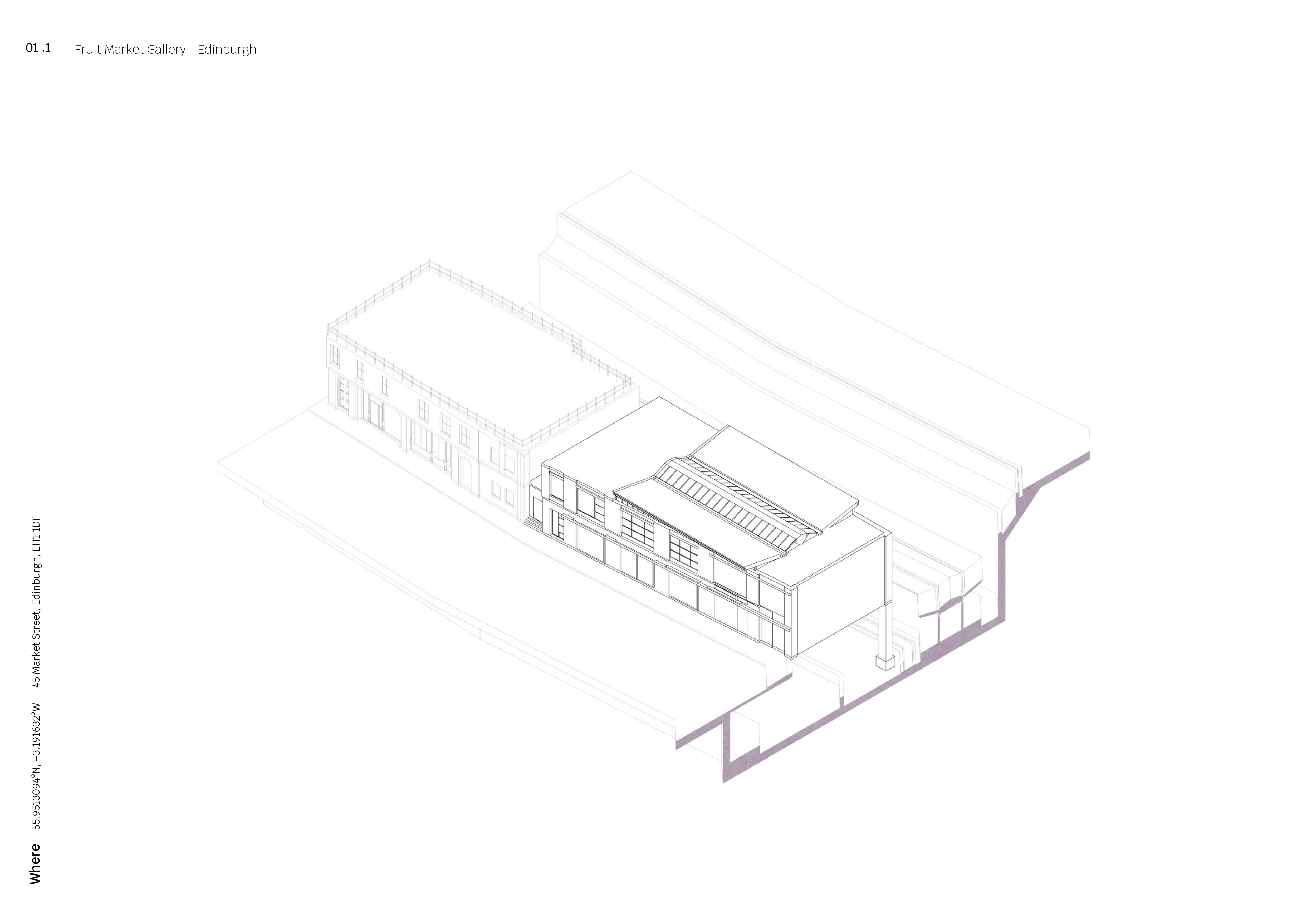 Where | 3D model showing site exterior 