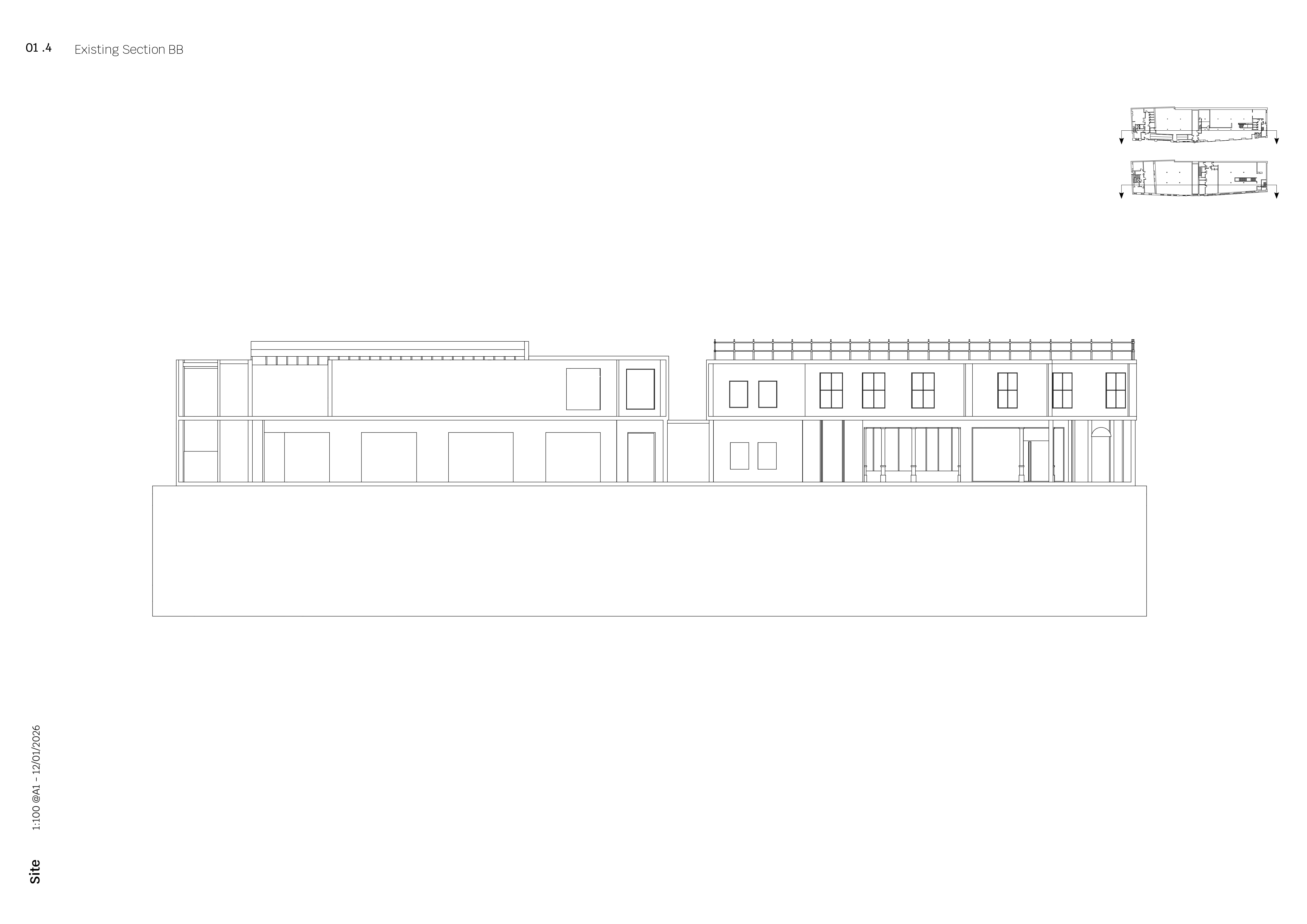 Site | Existing Section BB
