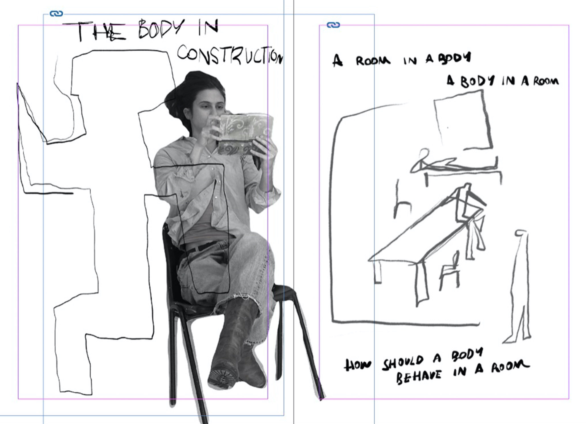 Body in Construction - sketch in preparation
