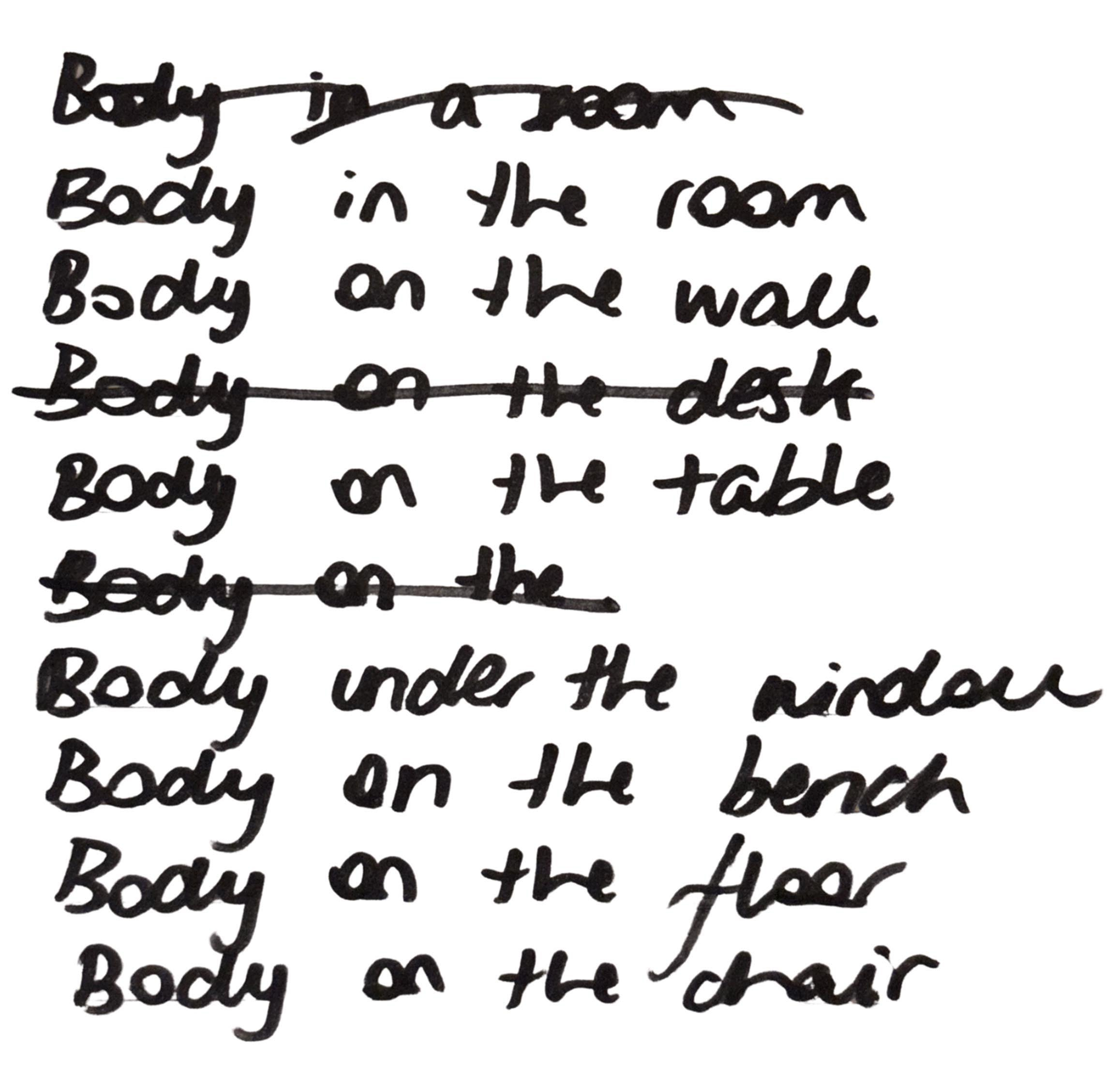 Body in the ....