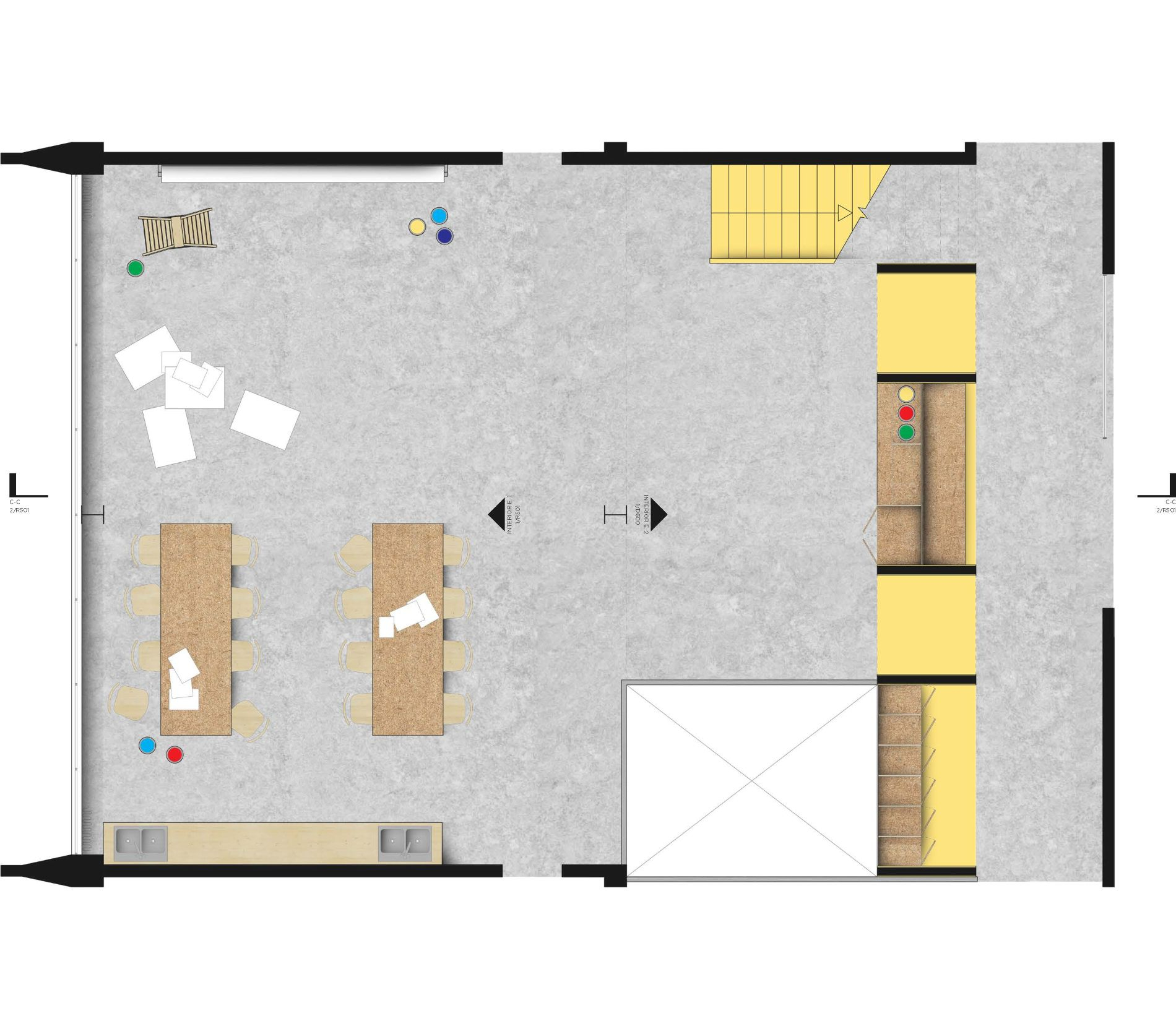 Art studio plan
