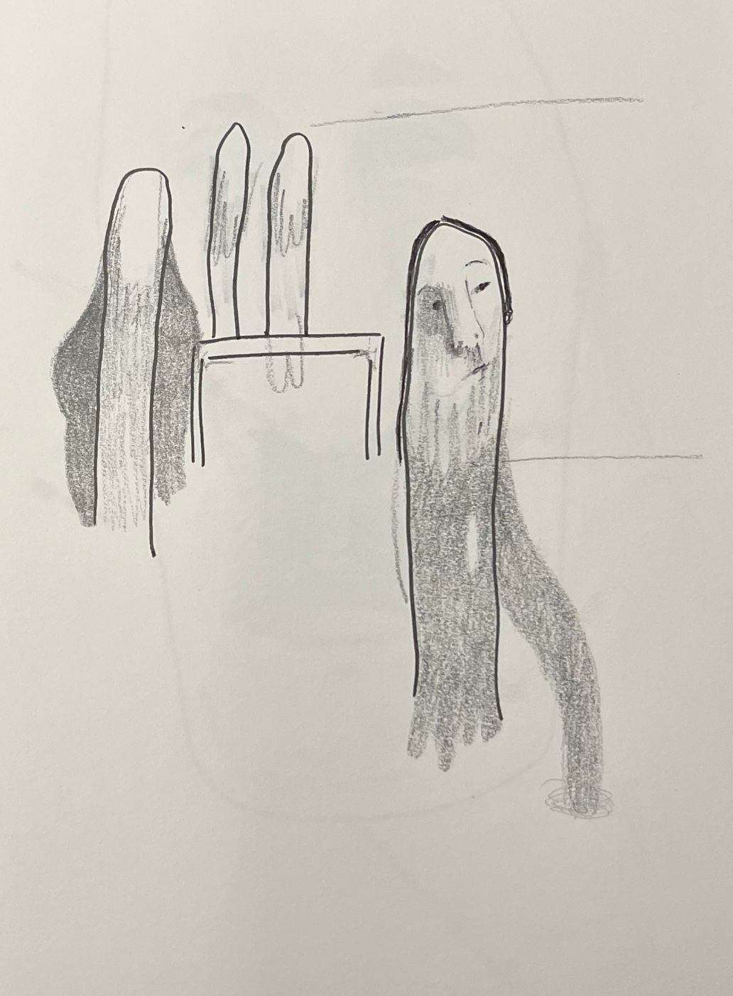 sketch. 2026. pencil on card. A5. Edinburgh