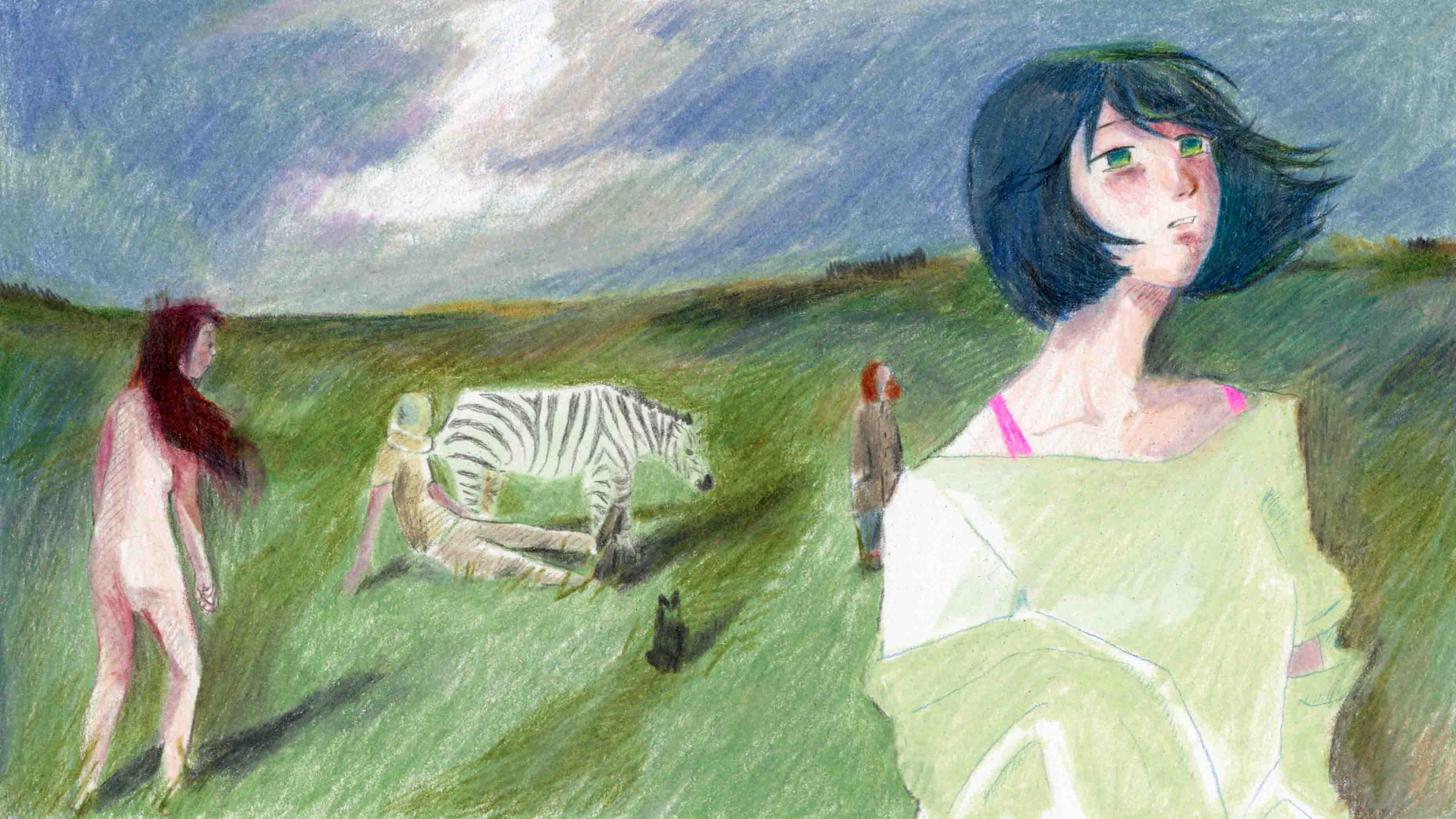We run to corners where no one else goes, our hearts caught in our throats.