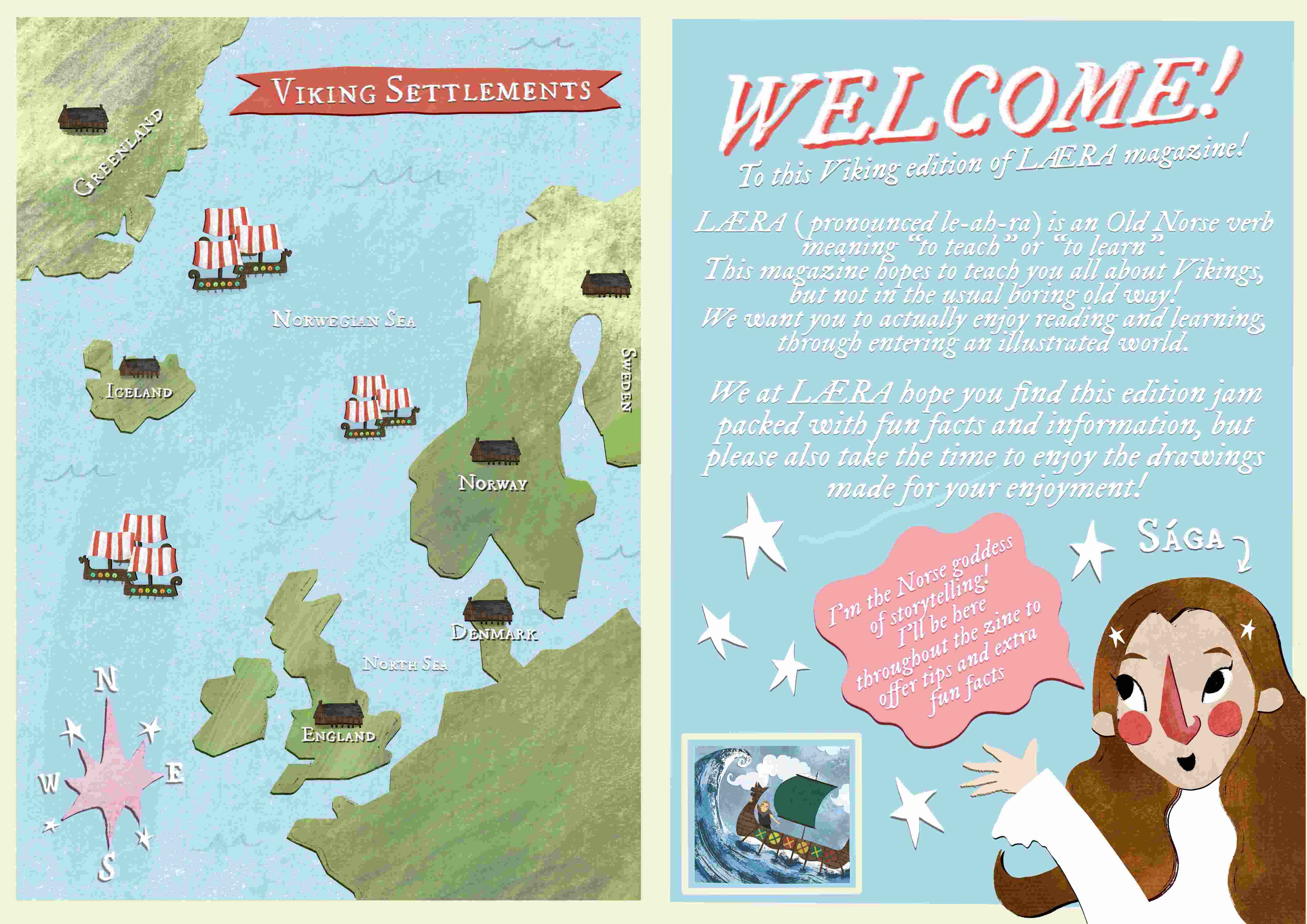 Welcome pages to LAERA magazine