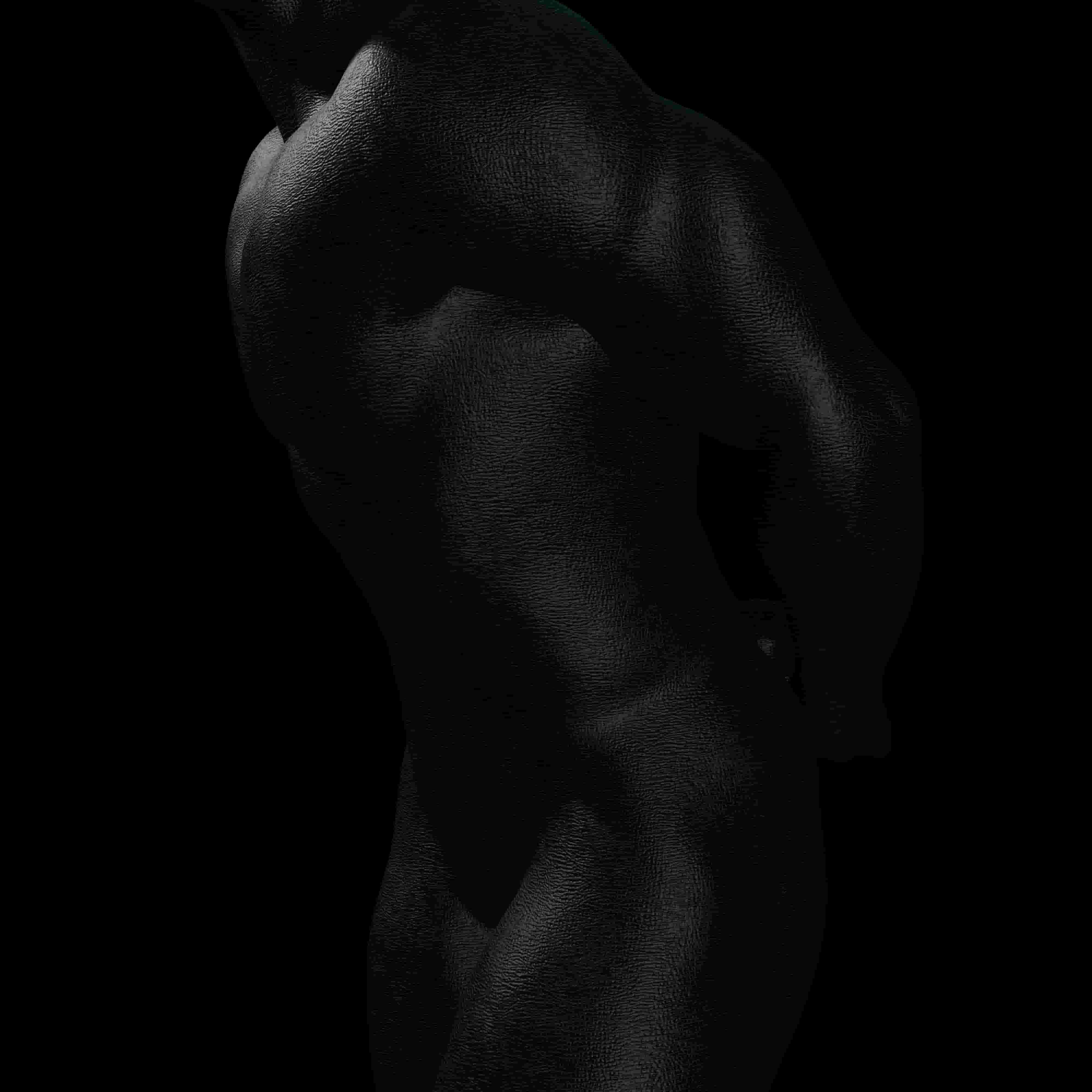 man made of leather