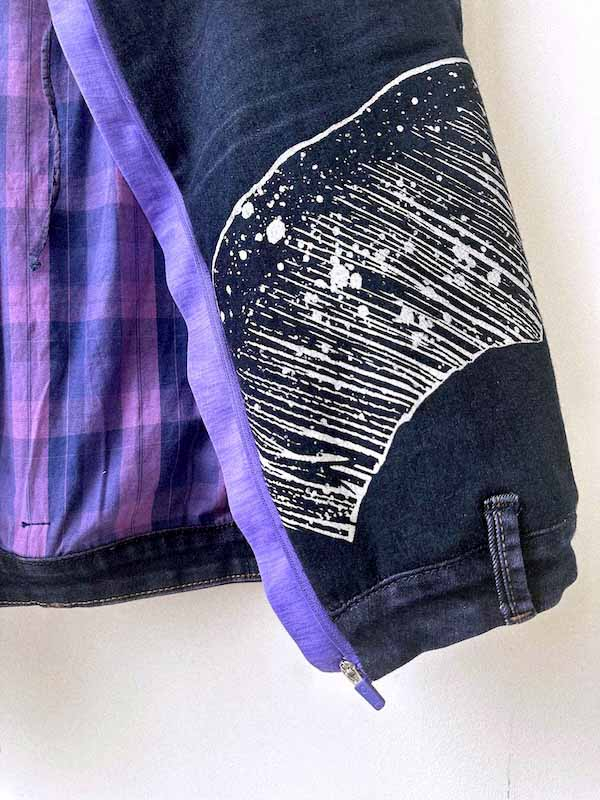 collaged jacket close