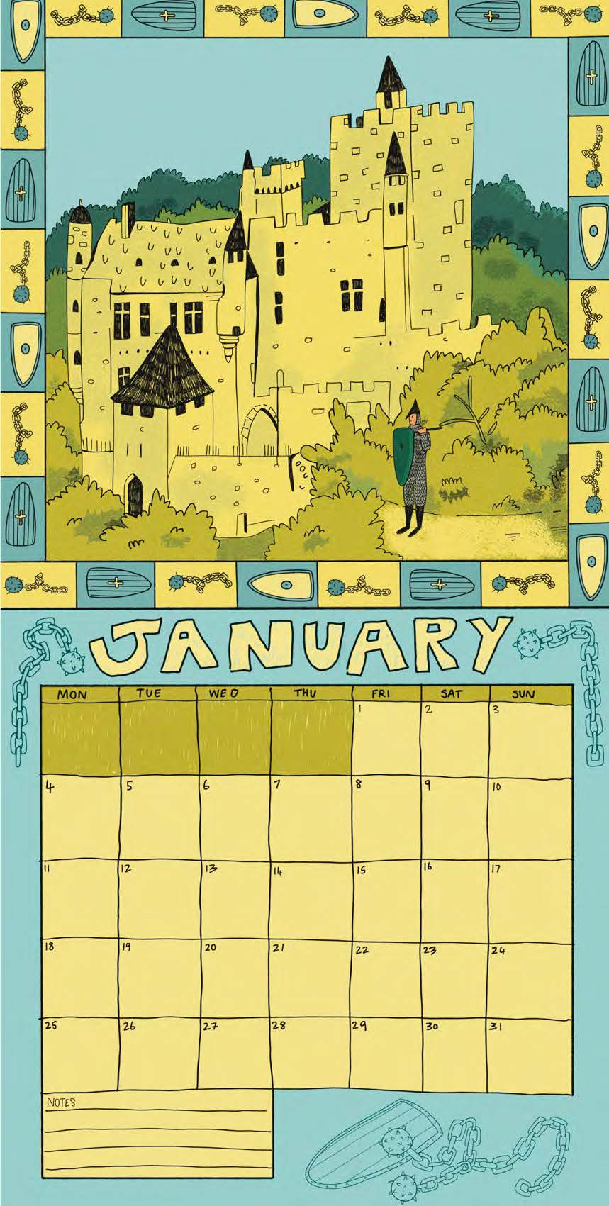 january knight calendar