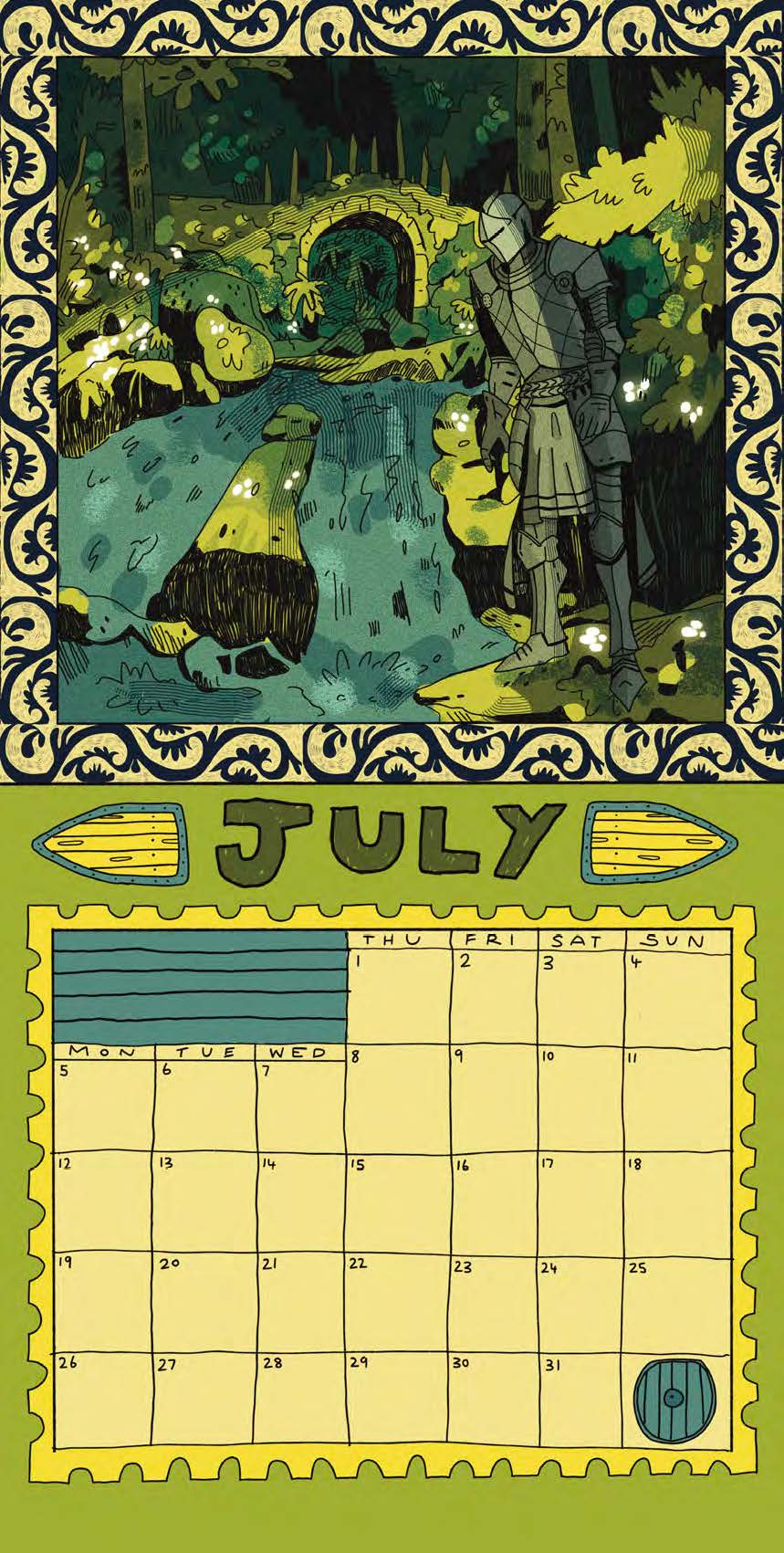 july knight calendar