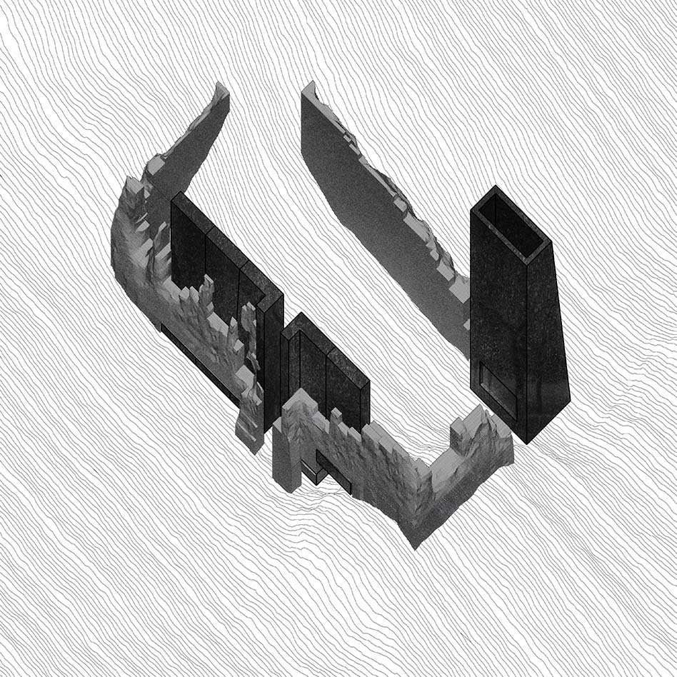 Gate House Axonometric