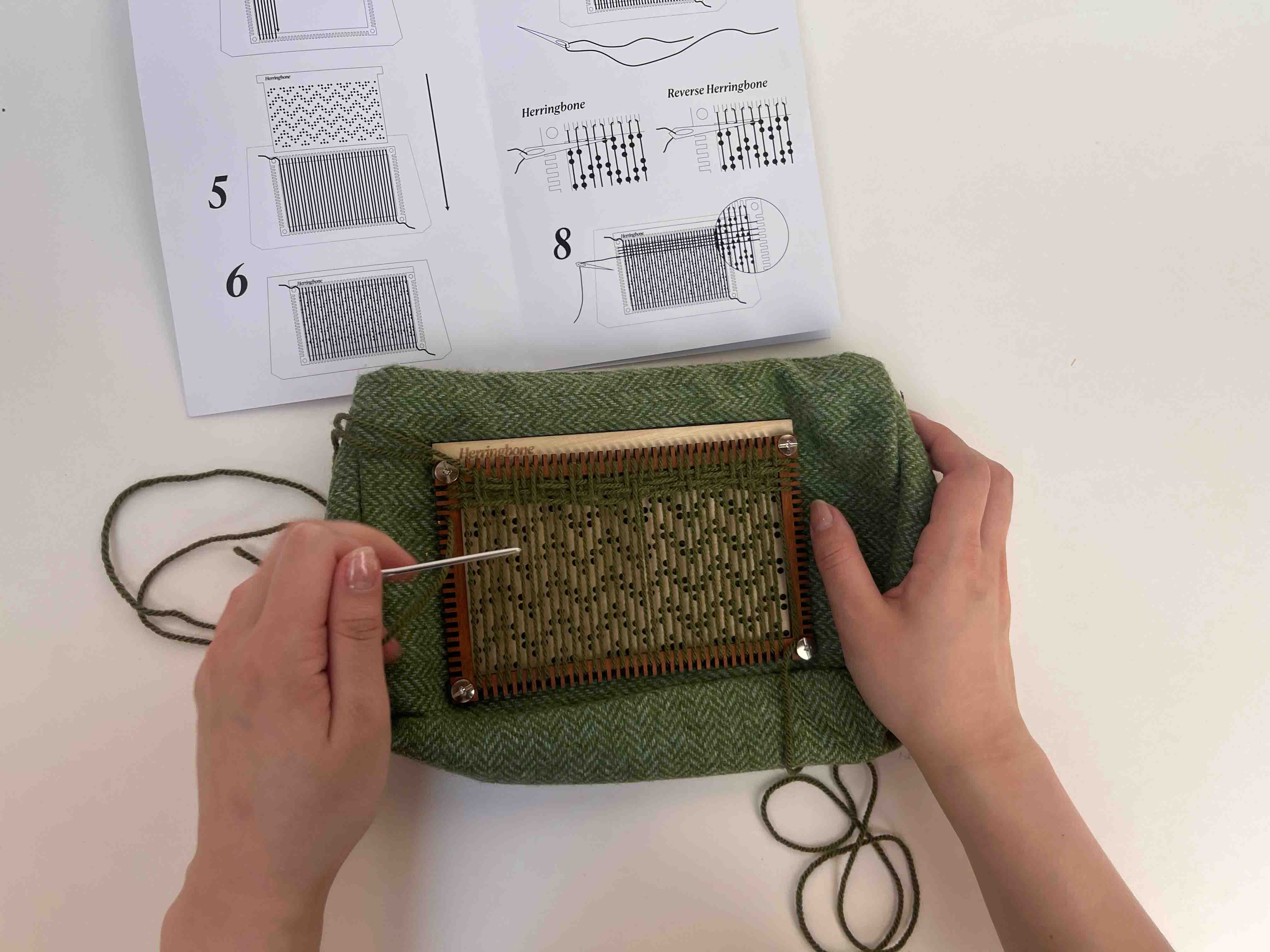 Image of weaving onto LOOM-inate