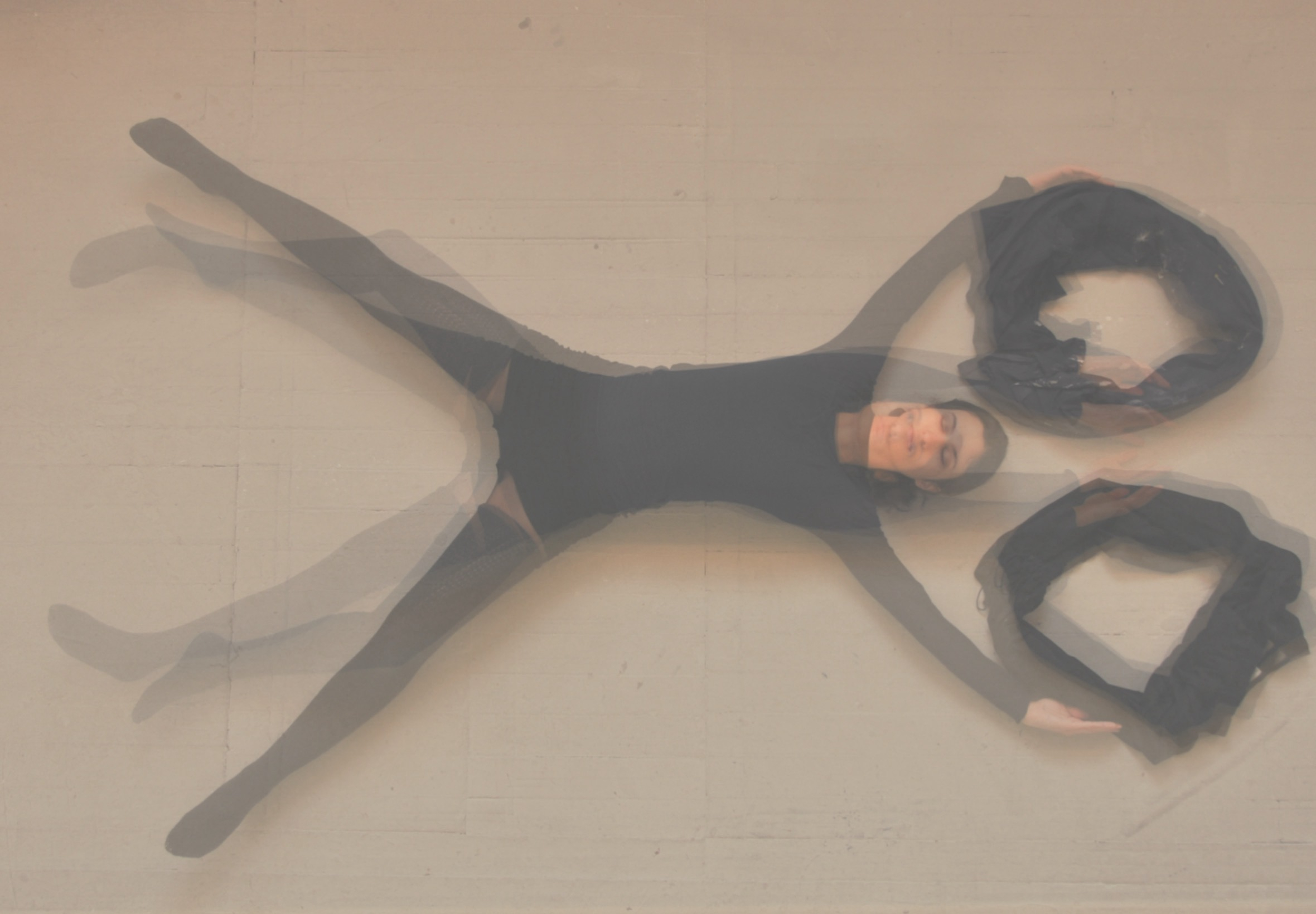 Animation still of person imitating the shape of forceps.