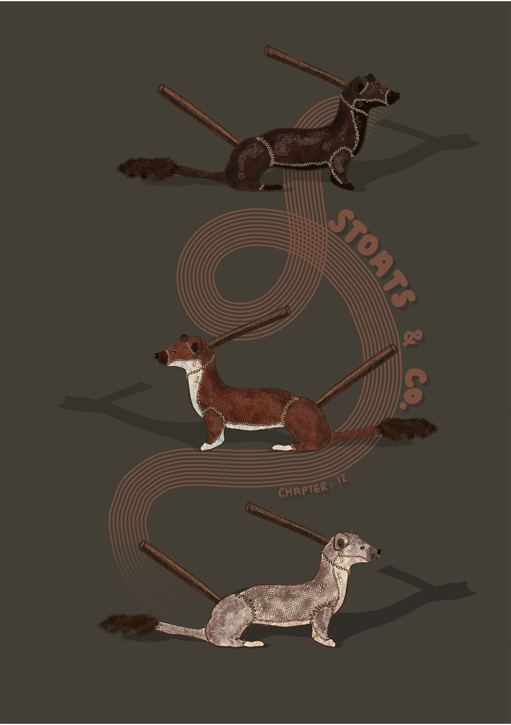 Final Illustration of Stoats