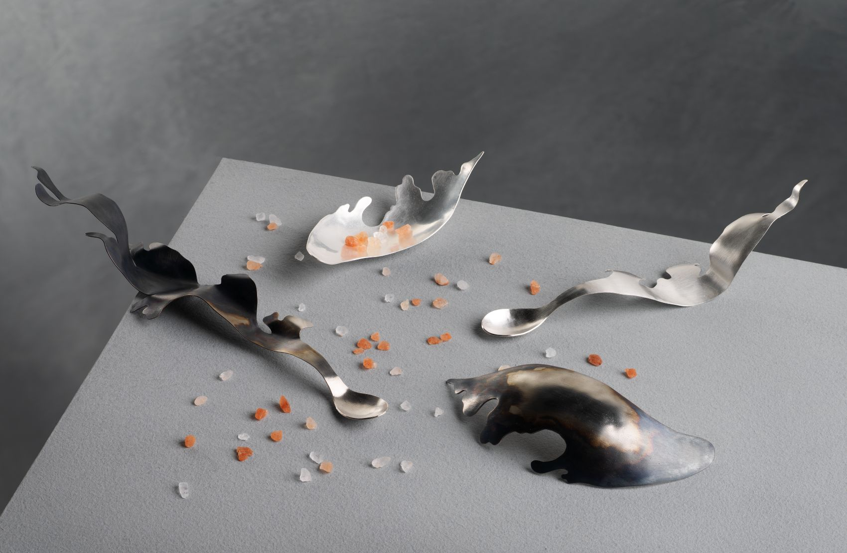 Salt spoons & dishes