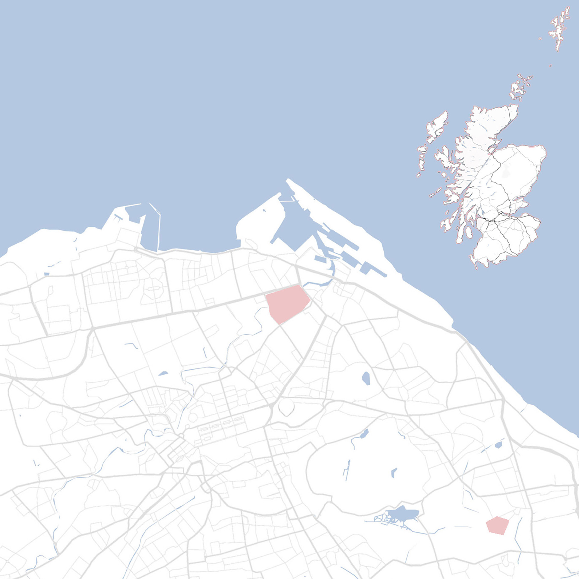 Image showing wider Edinburgh Context