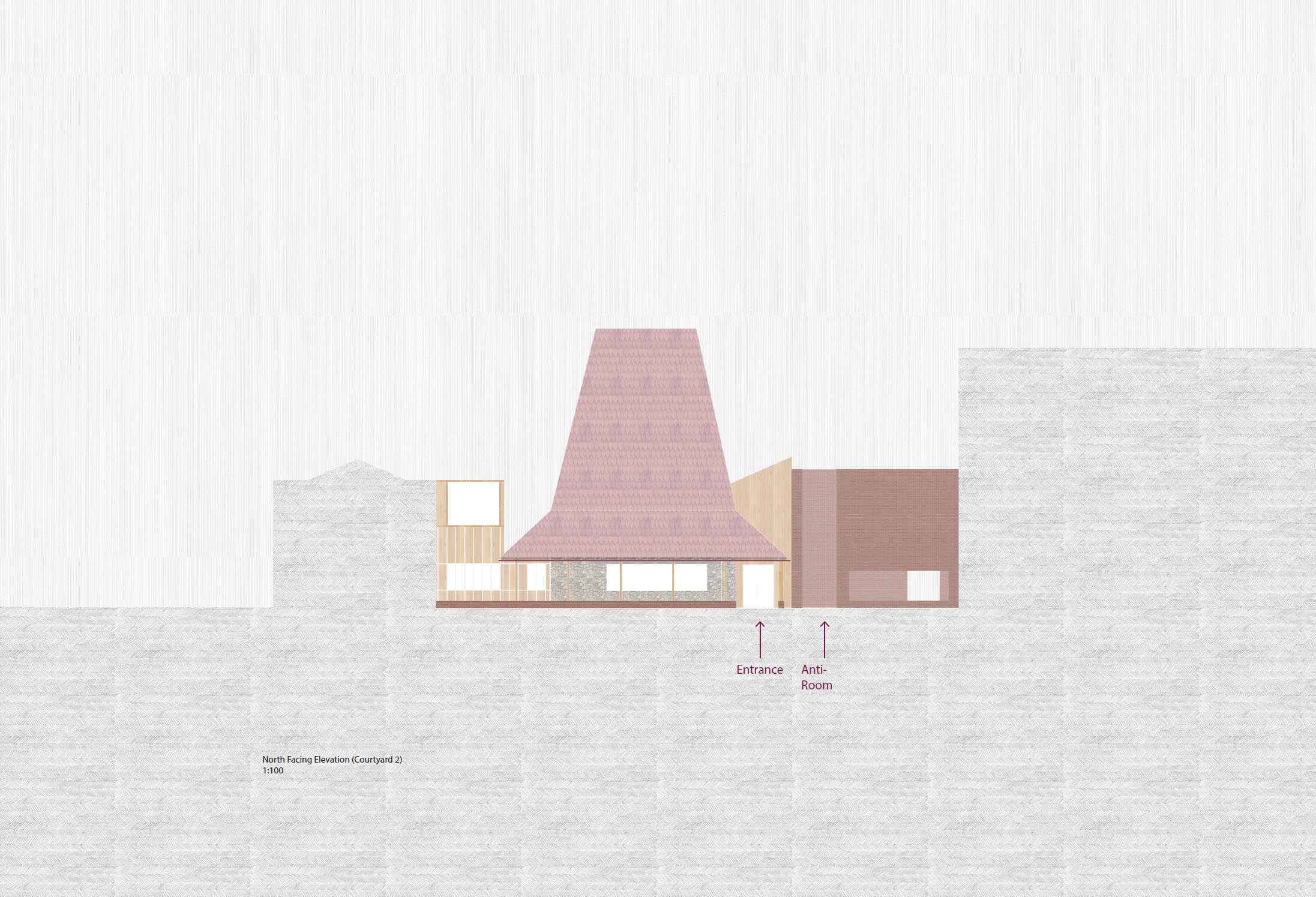 elevation entrance facing