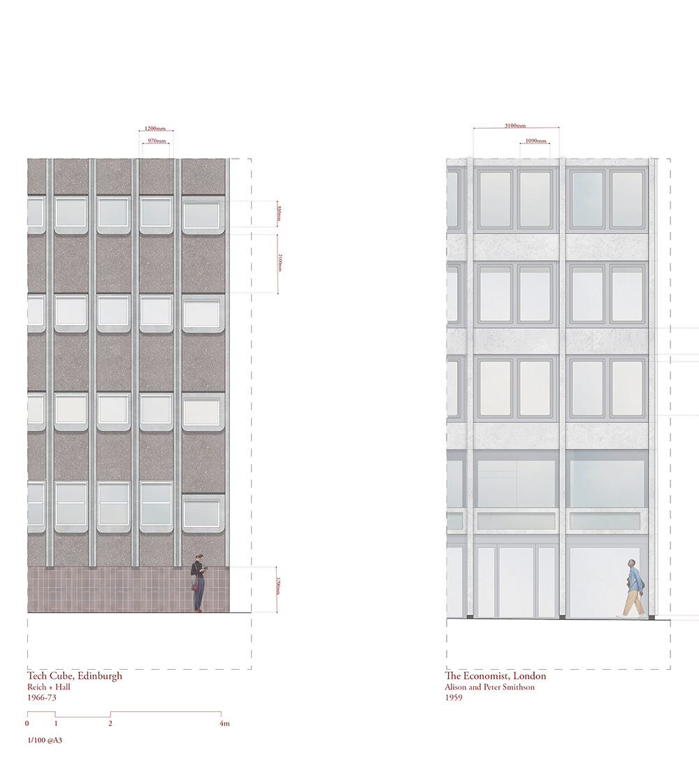 Tech cube vs Economist Building Analysis