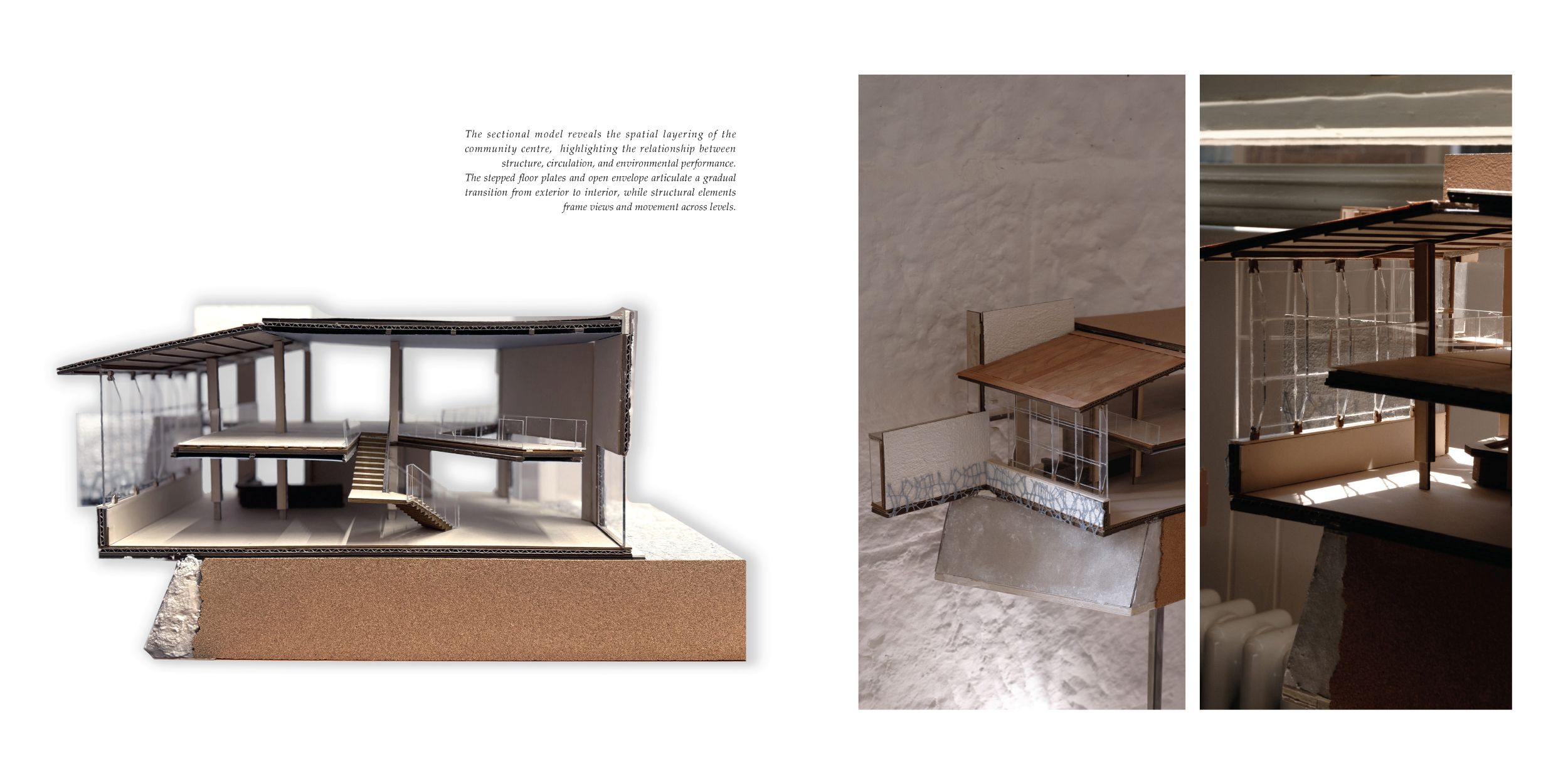 Shellitory Community Centre Section Model 1:50